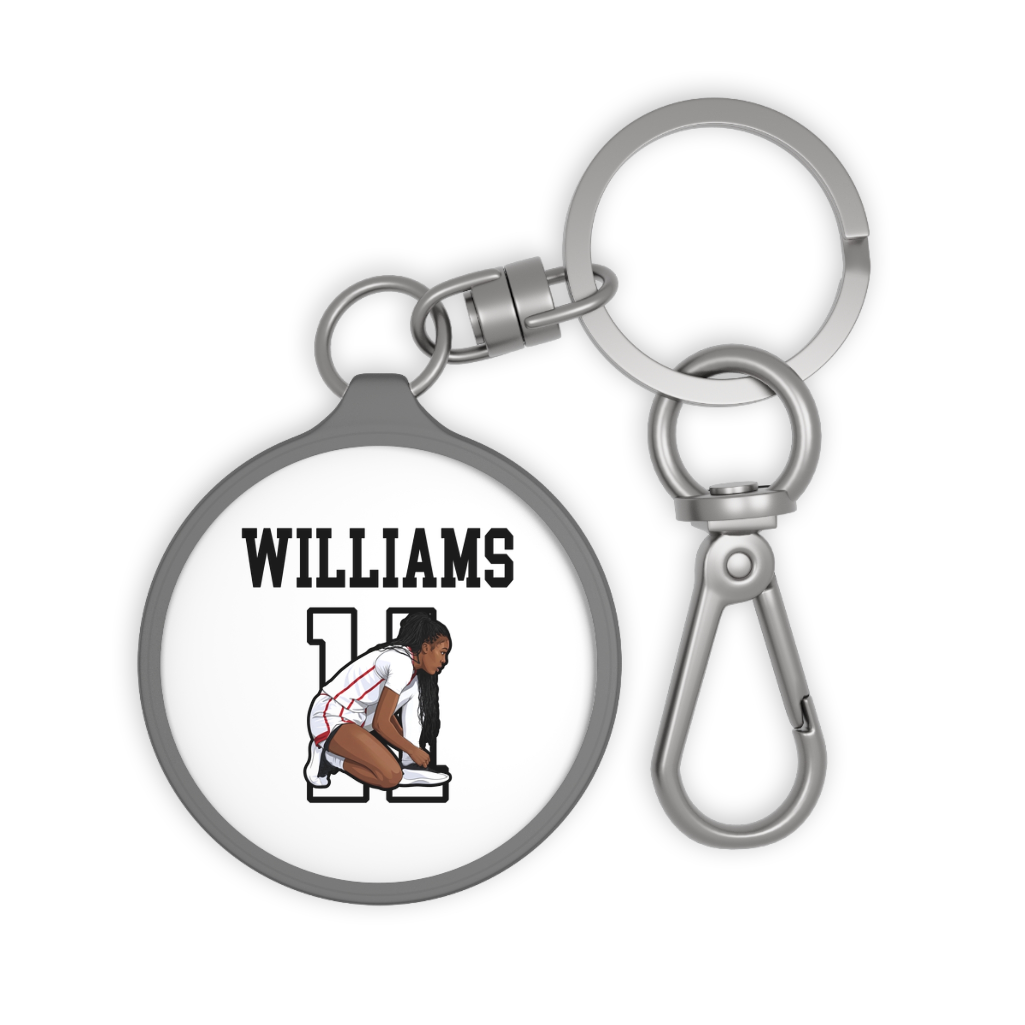 Keychain — character_shirsey in Grey