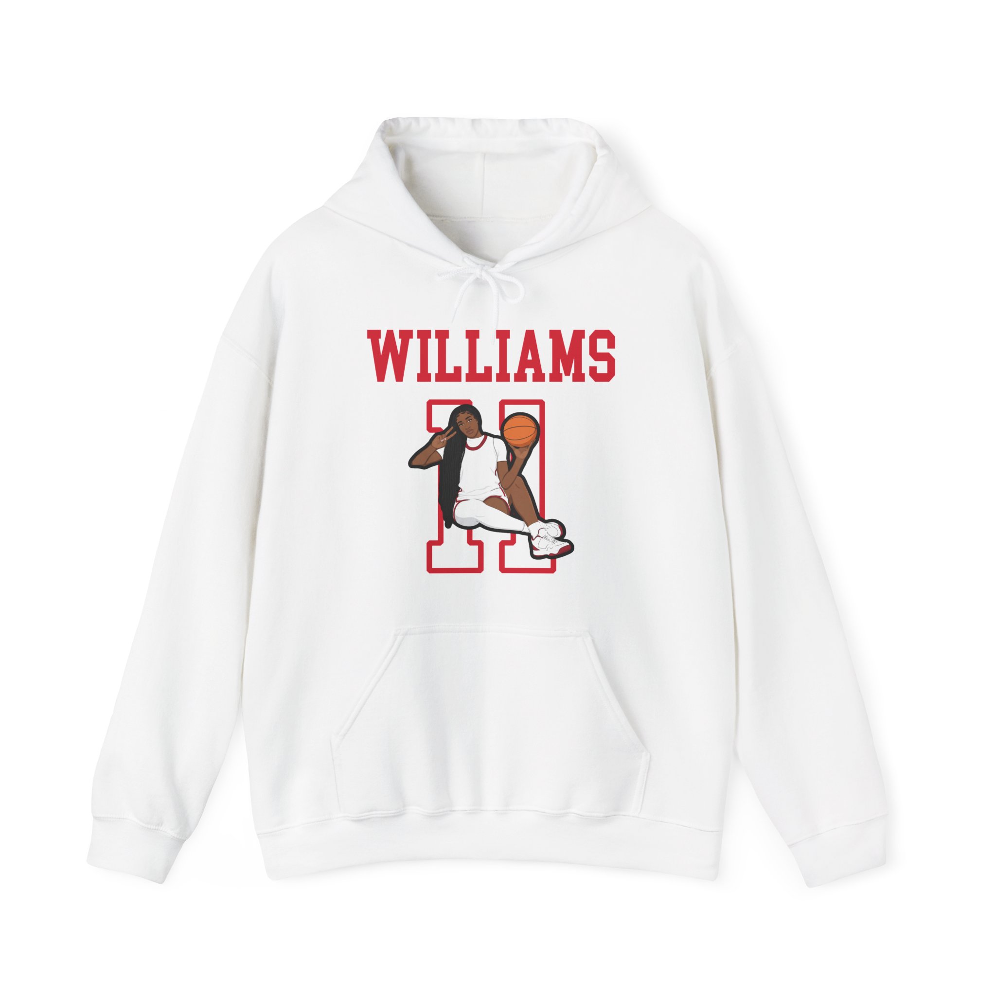 Hoodie — character_shirsey in White