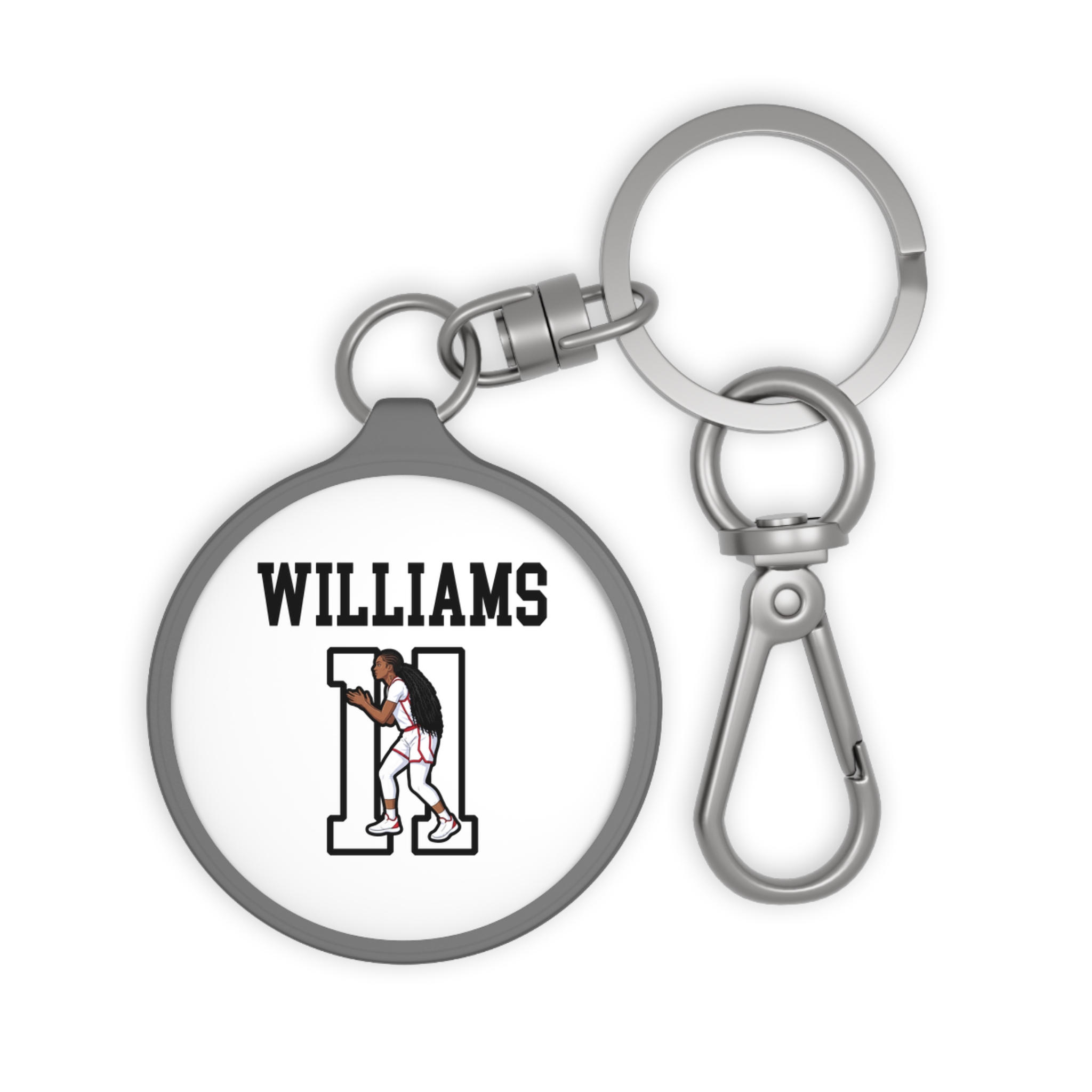 Keychain — character_shirsey in Grey