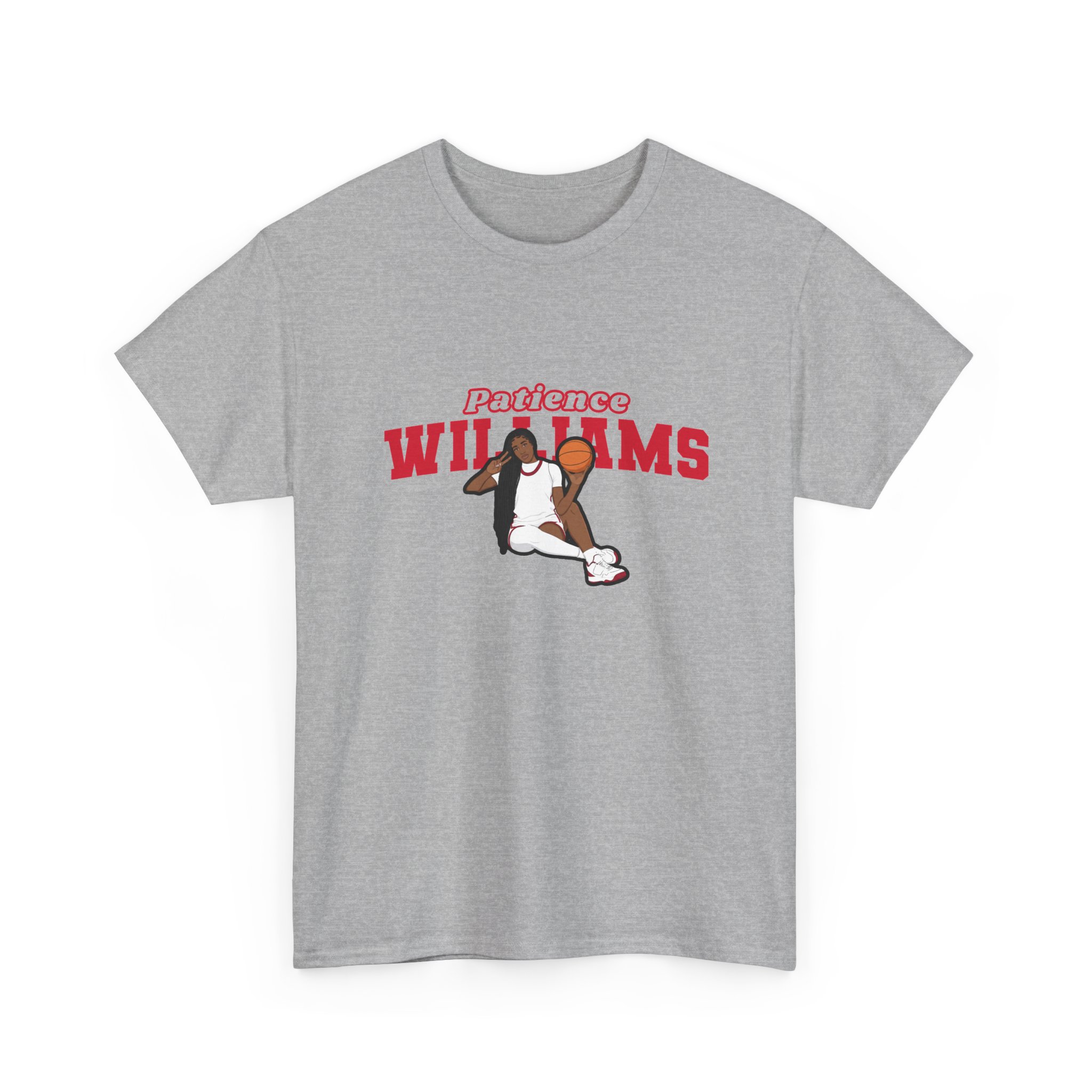 Tee — character_name_arch in Grey