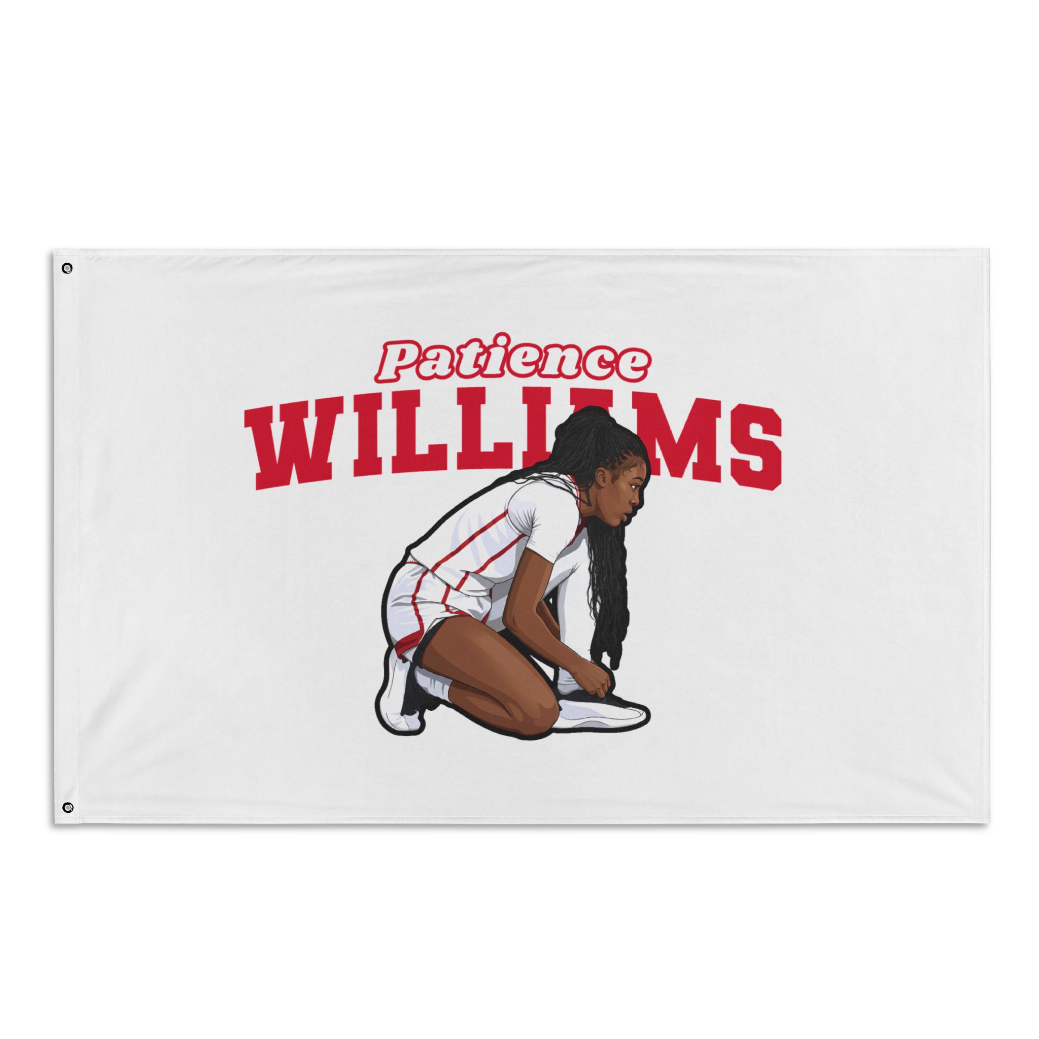 Flag (35 × 56 in) — character_name_arch in Classic