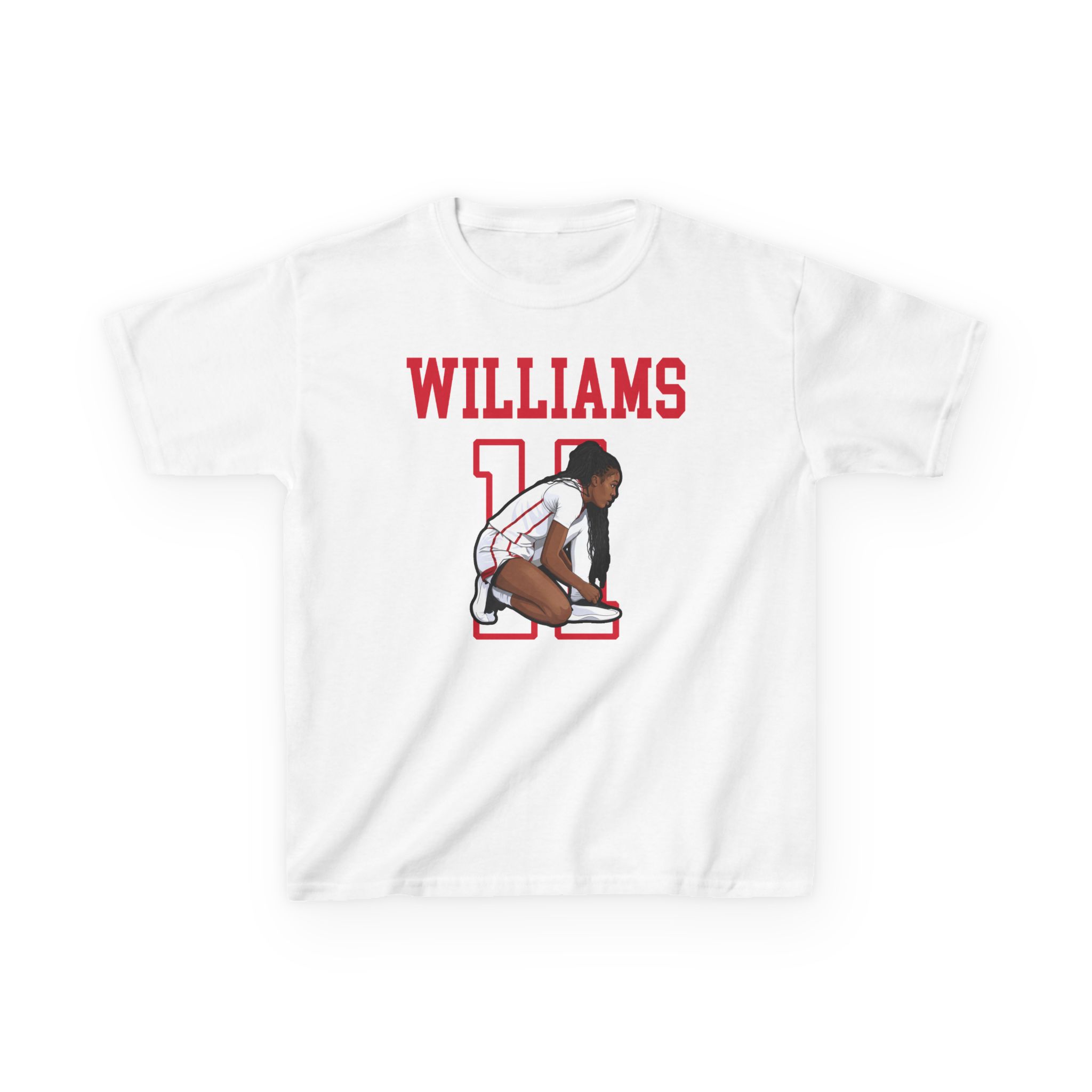 Youth Tee — character_shirsey in White