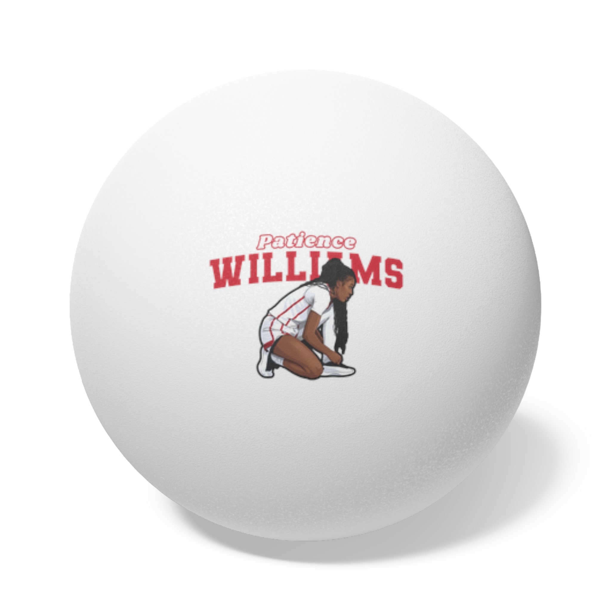 Ping Pong Balls, 6 pcs — character_name_arch in White