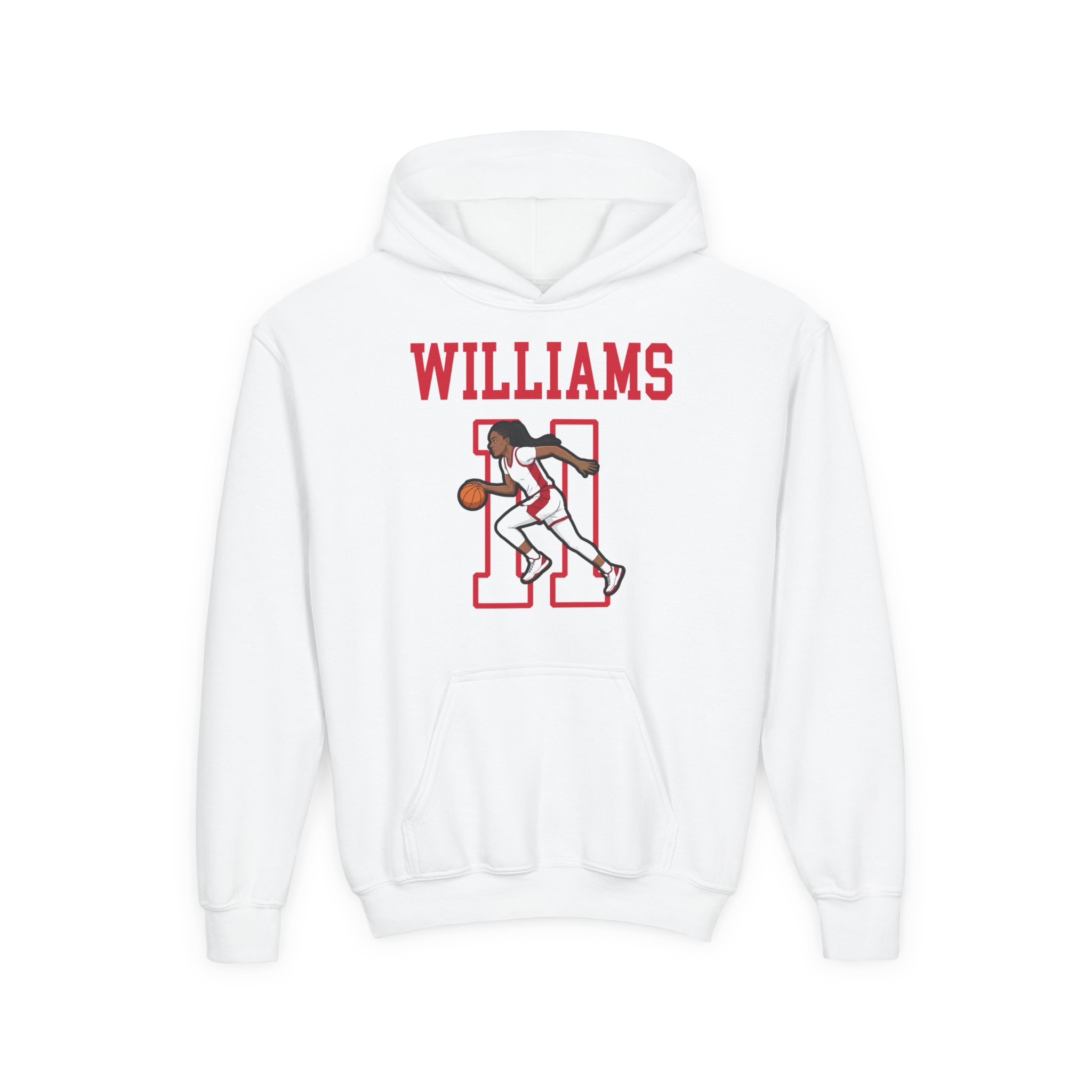 Youth Hoodie — character_shirsey in White