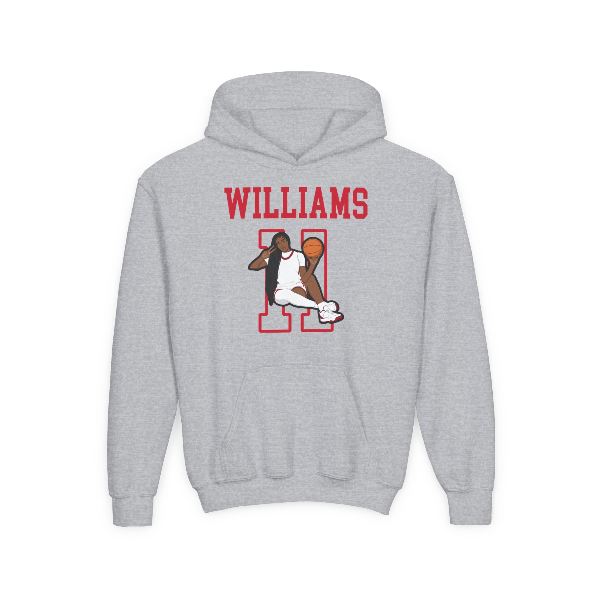 Youth Hoodie — character_shirsey in Grey