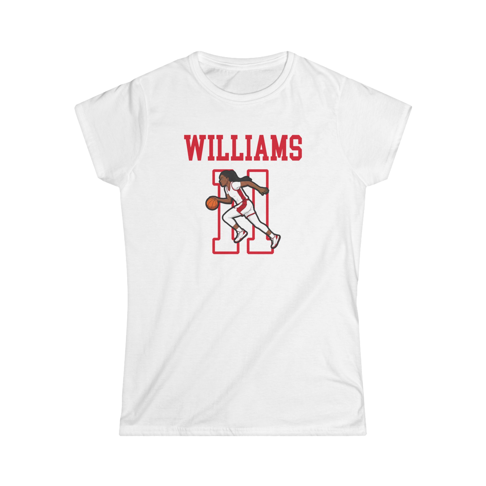 Women's Softstyle Tee — character_shirsey in White