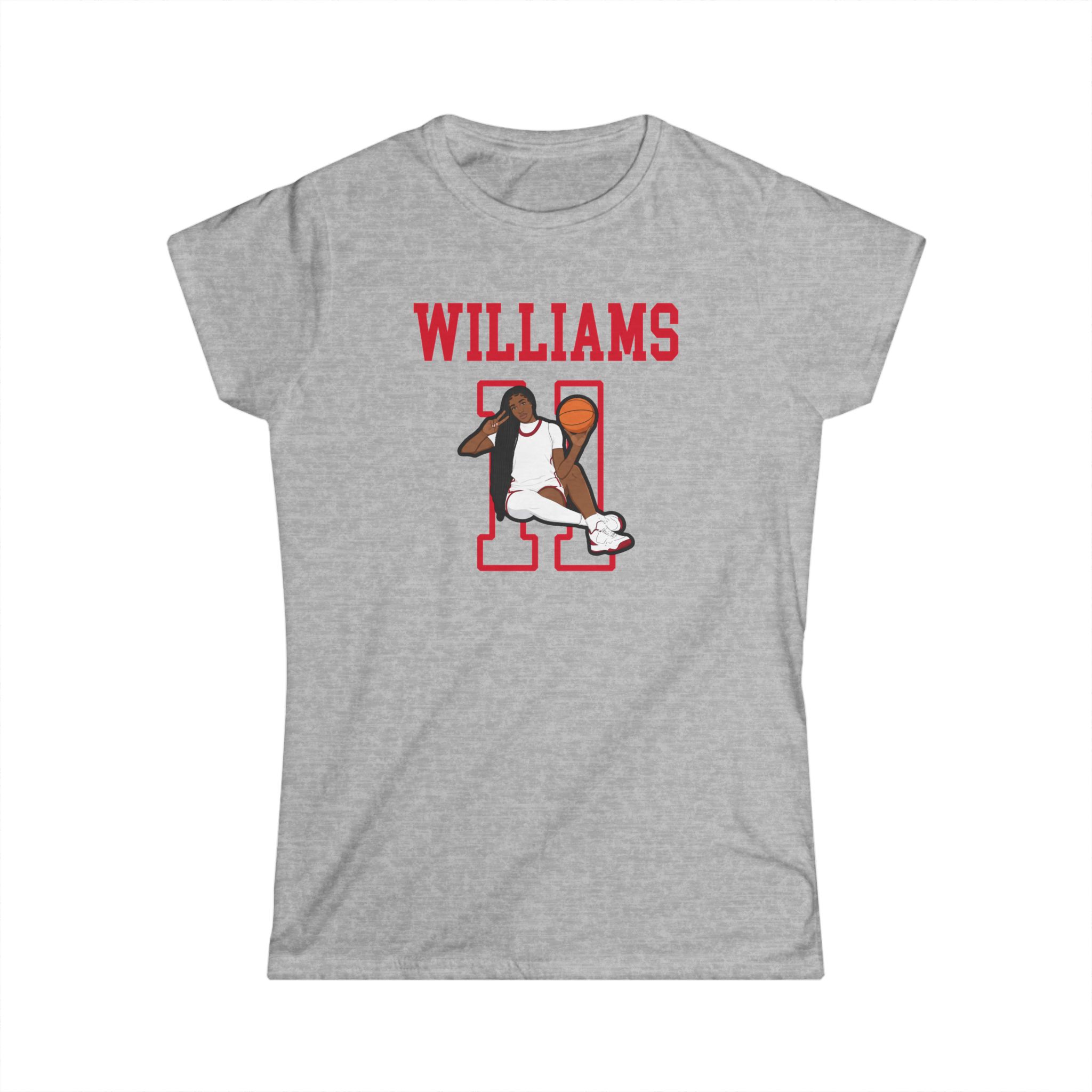 Women's Softstyle Tee — character_shirsey in Grey