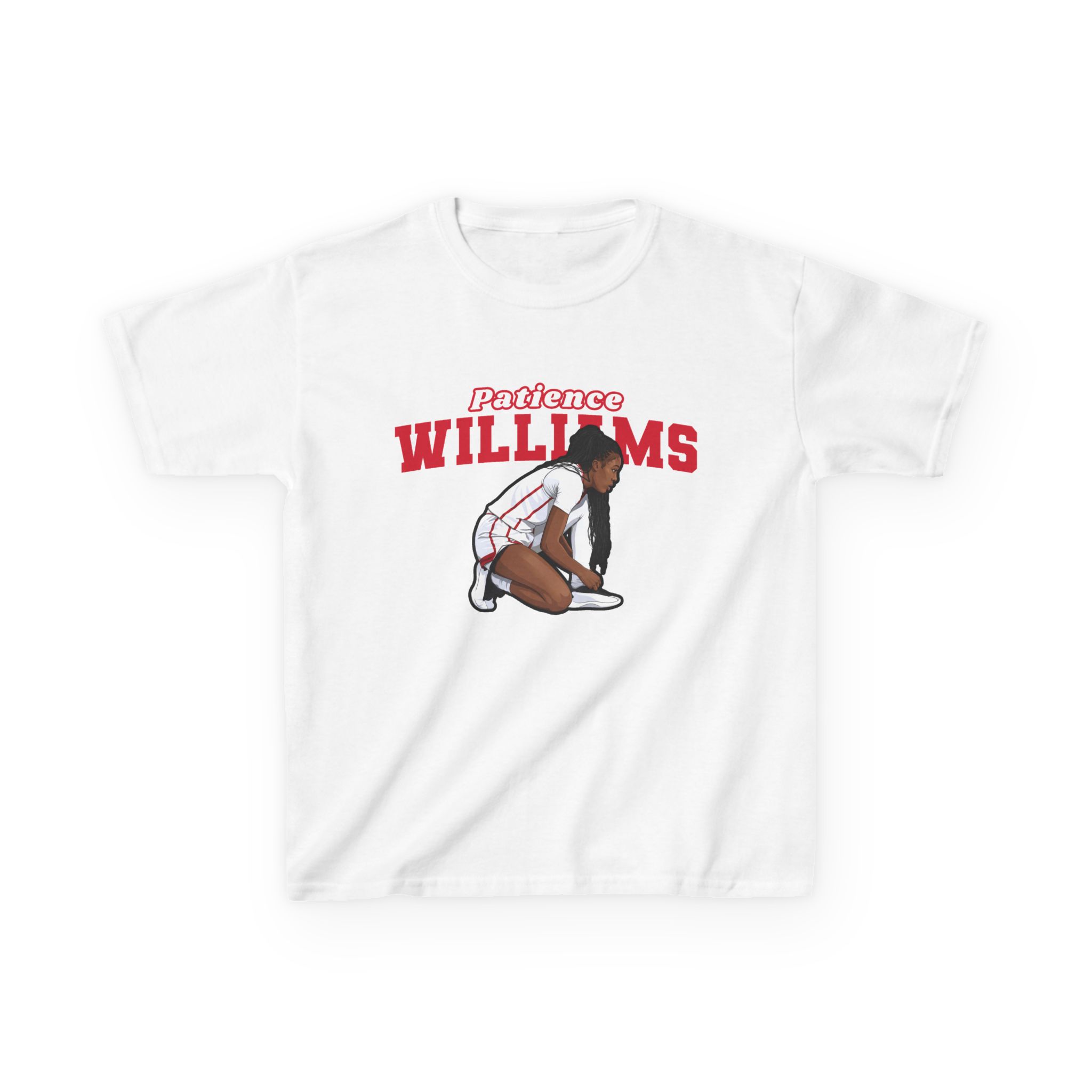Youth Tee — character_name_arch in White