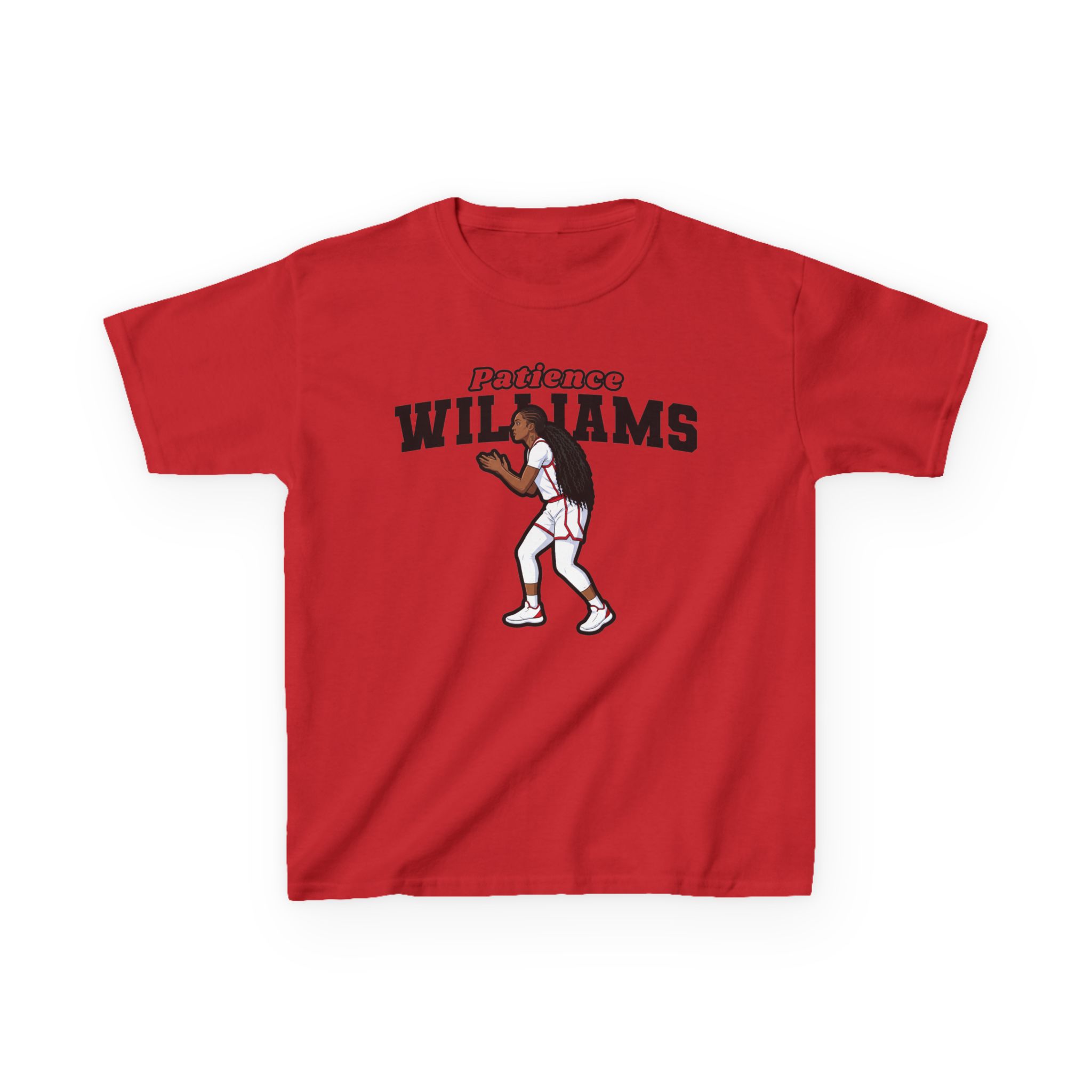 Youth Tee — character_name_arch in Red