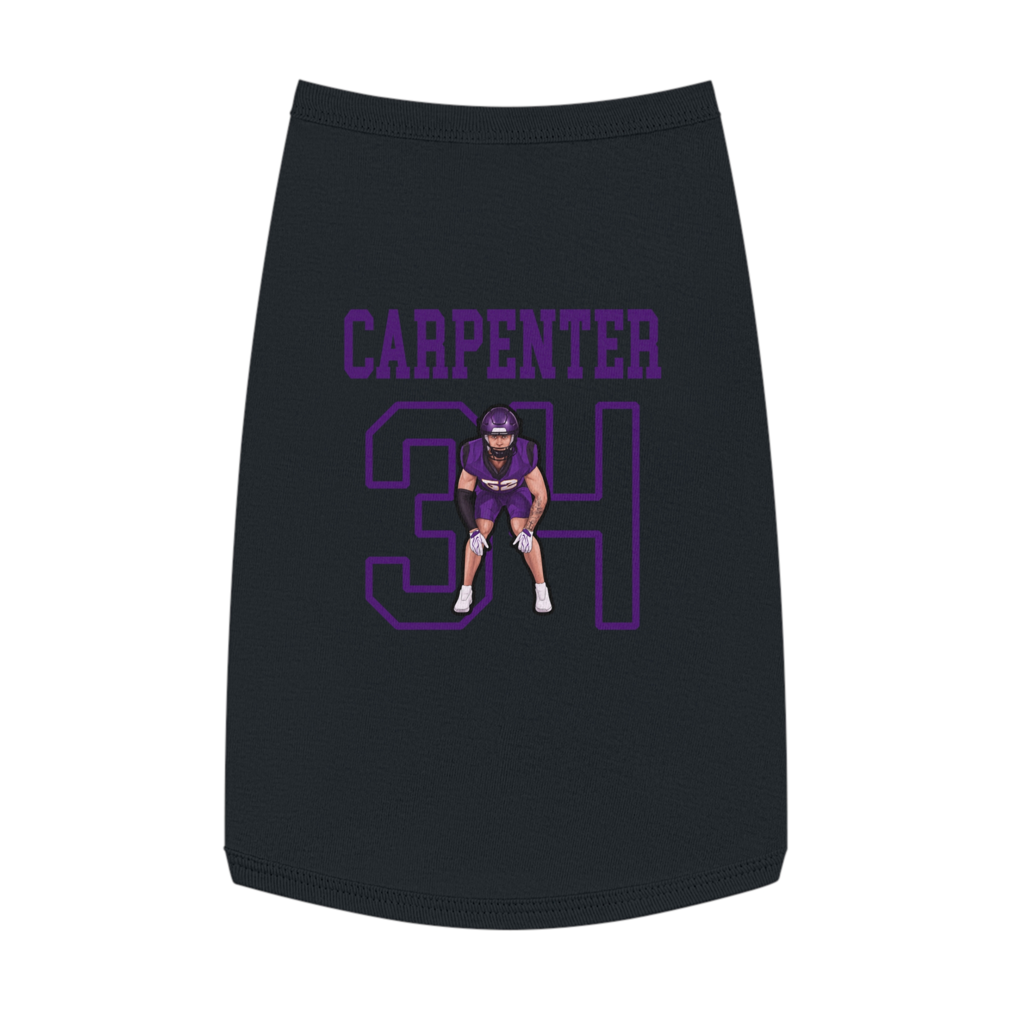 Pet Tank Top — character_shirsey in Black