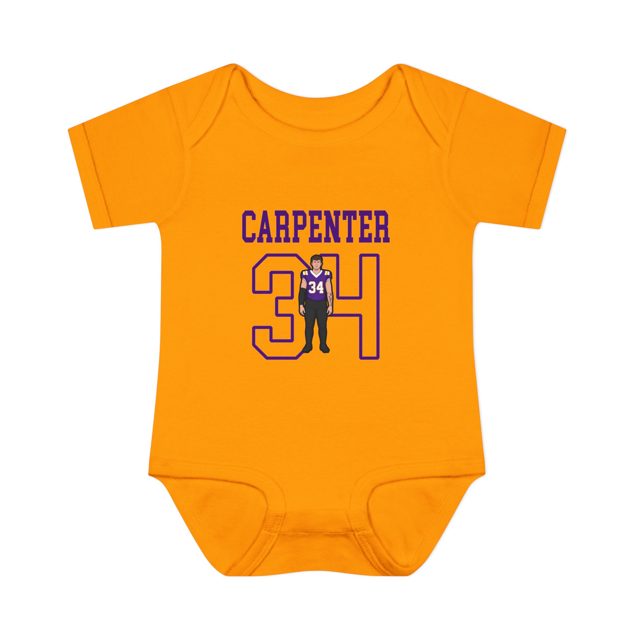 Baby Onesie — character_shirsey in Gold