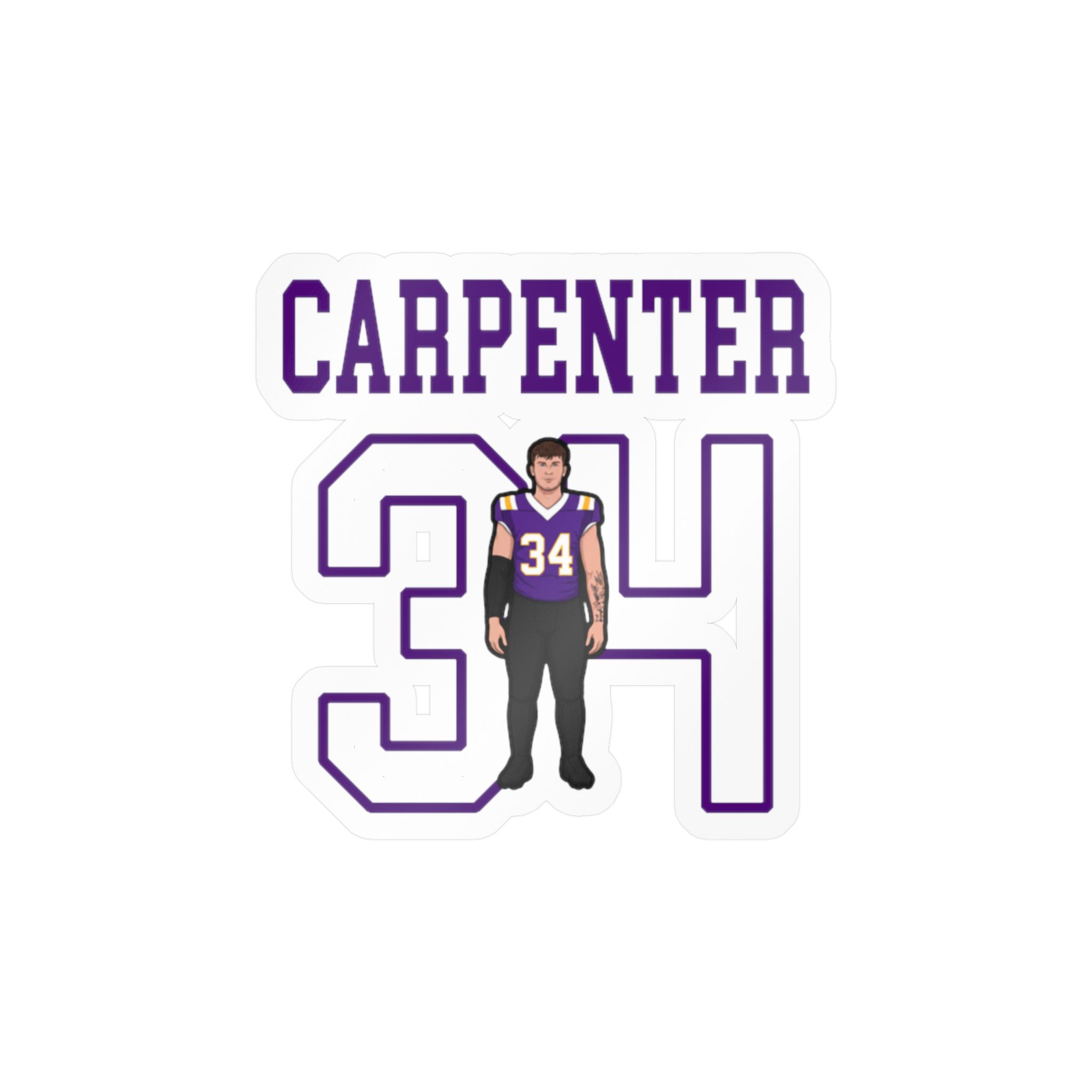 Vinyl Sticker — character_shirsey in Classic