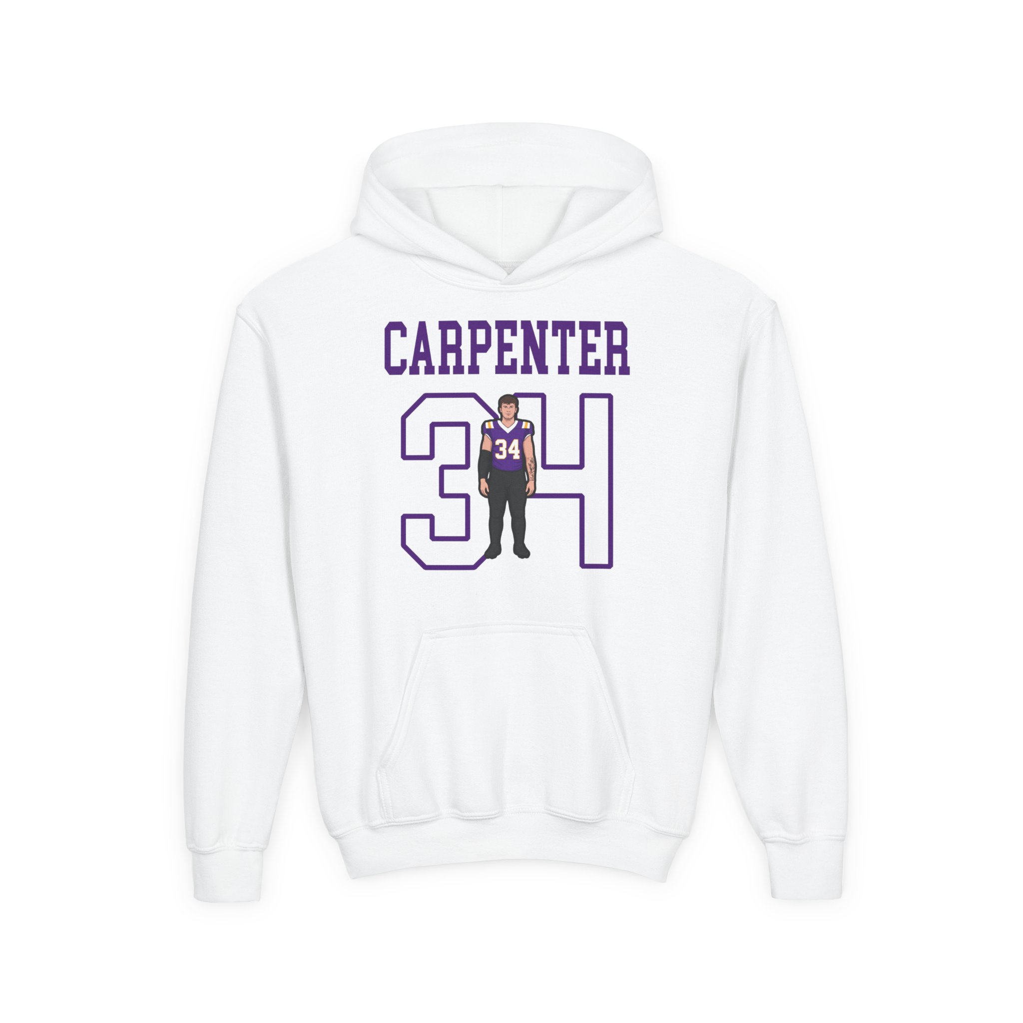 Youth Hoodie — character_shirsey in White