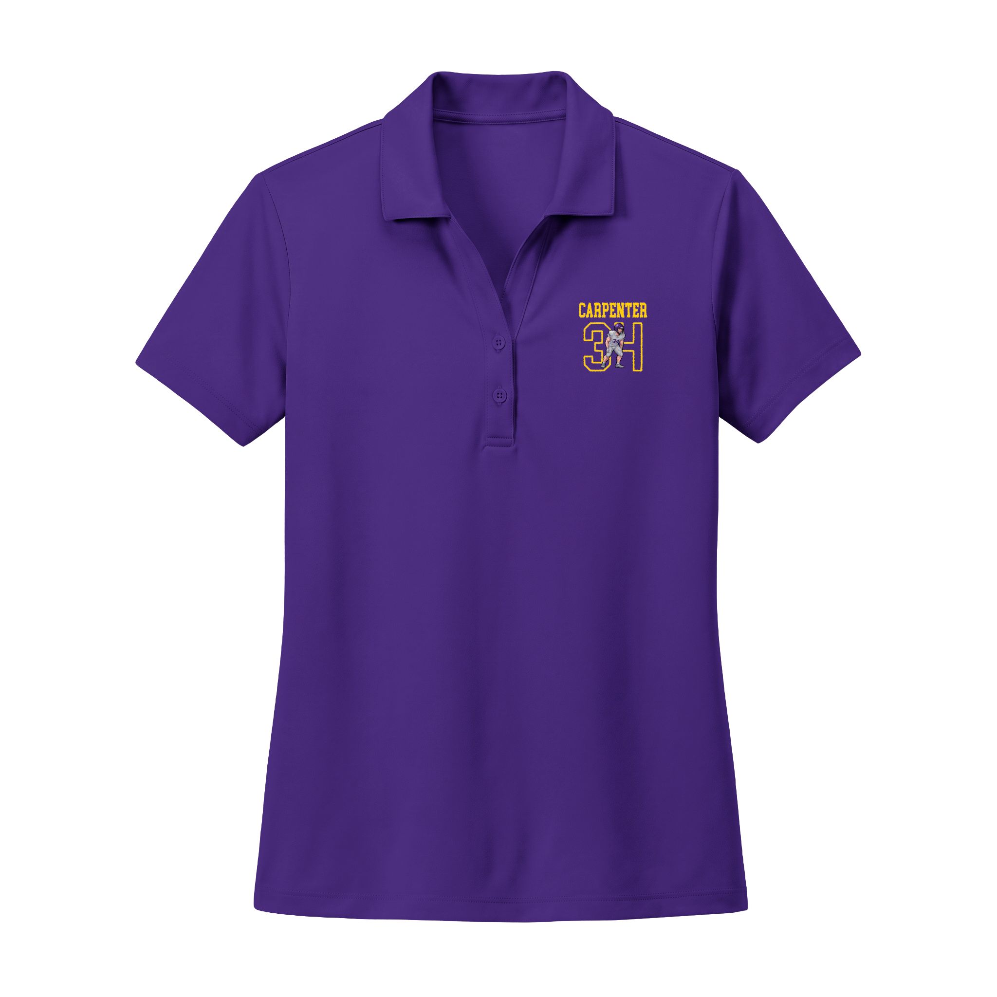 Women's Polo — character_shirsey in Purple