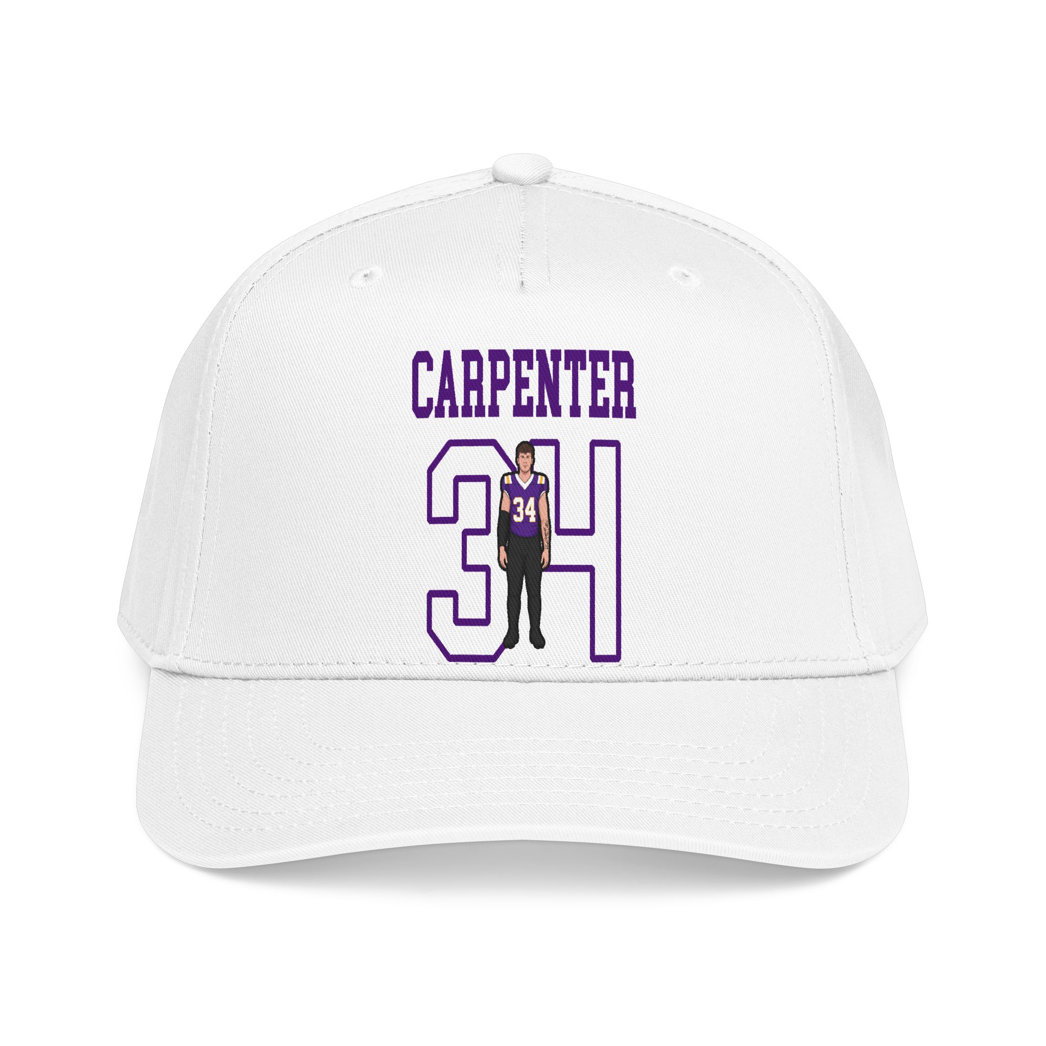 Baseball Cap — character_shirsey in White