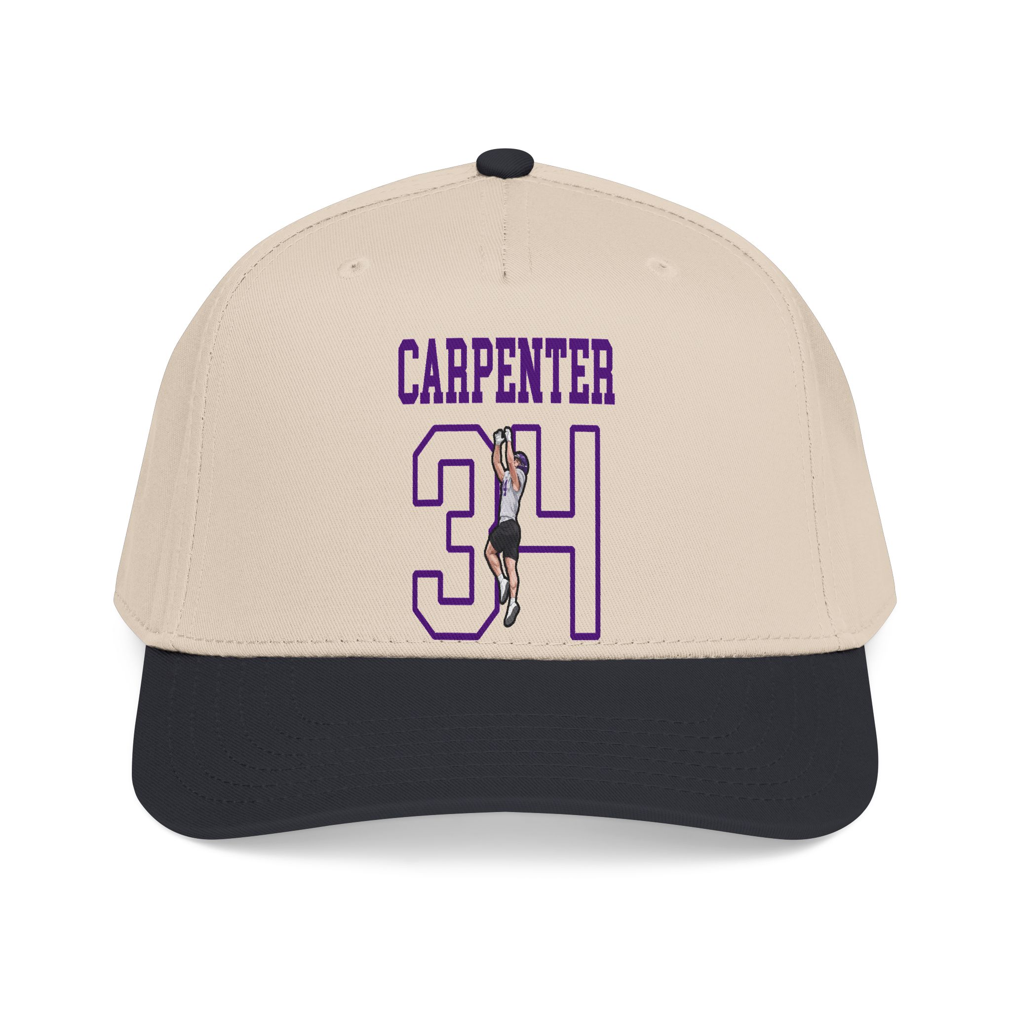 Baseball Cap — character_shirsey in Black / Natural