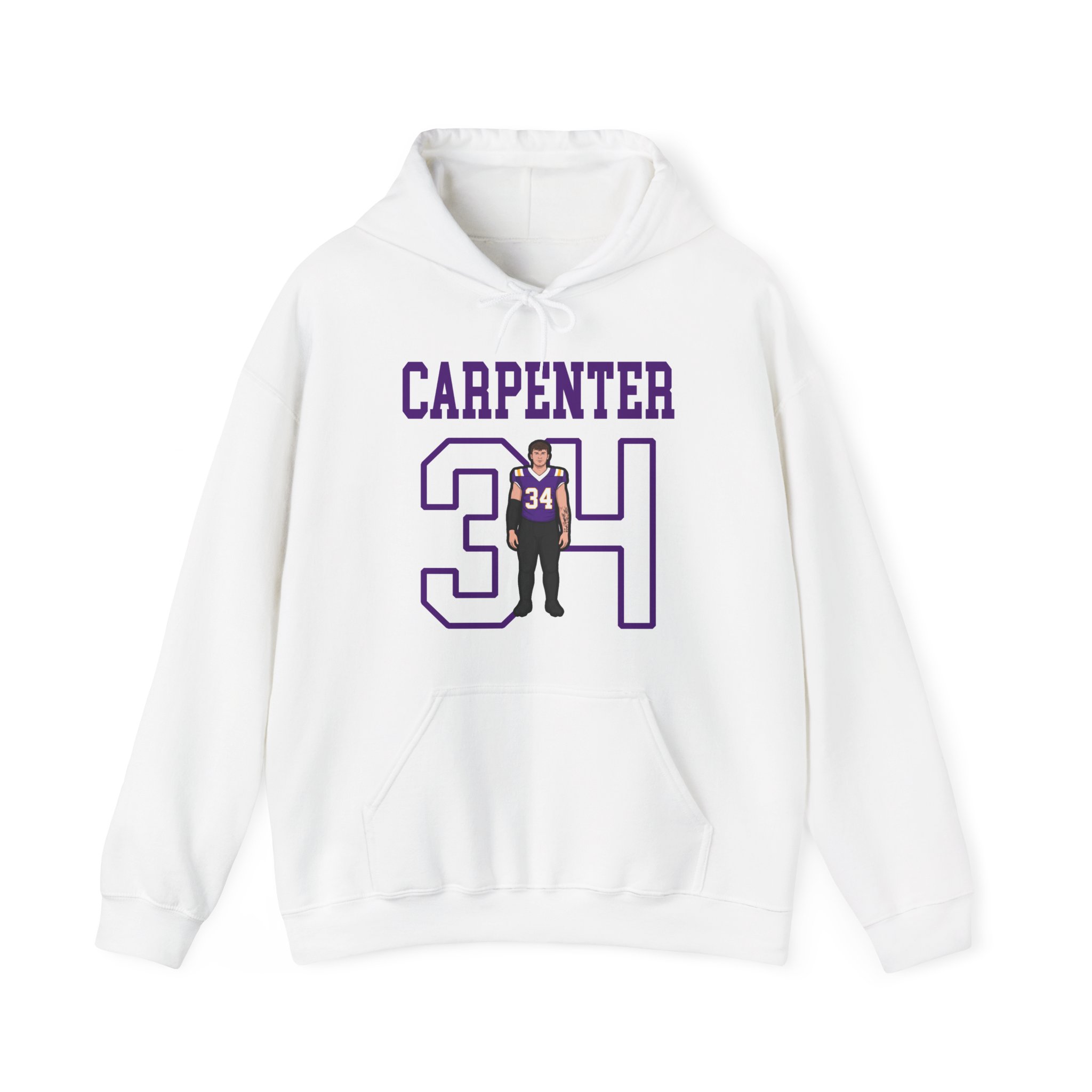Hoodie — character_shirsey in White