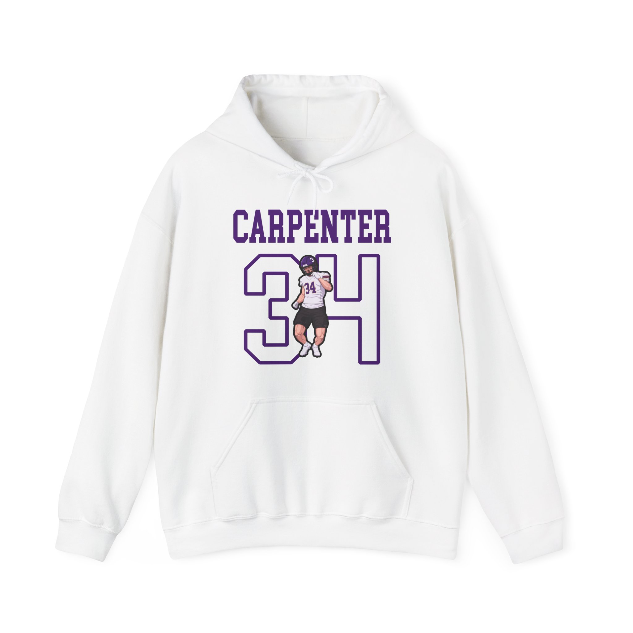Hoodie — character_shirsey in White