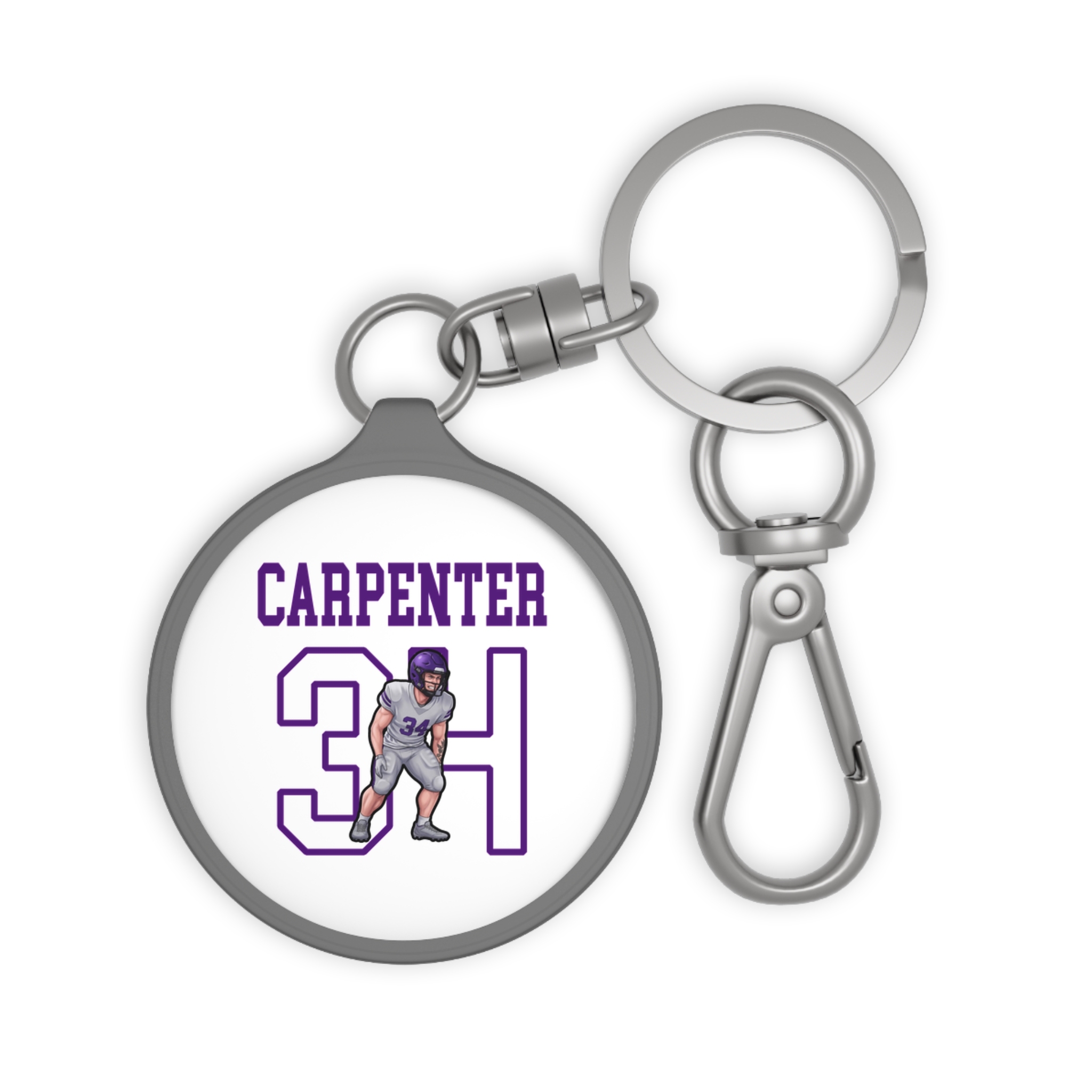 Keychain — character_shirsey in Grey