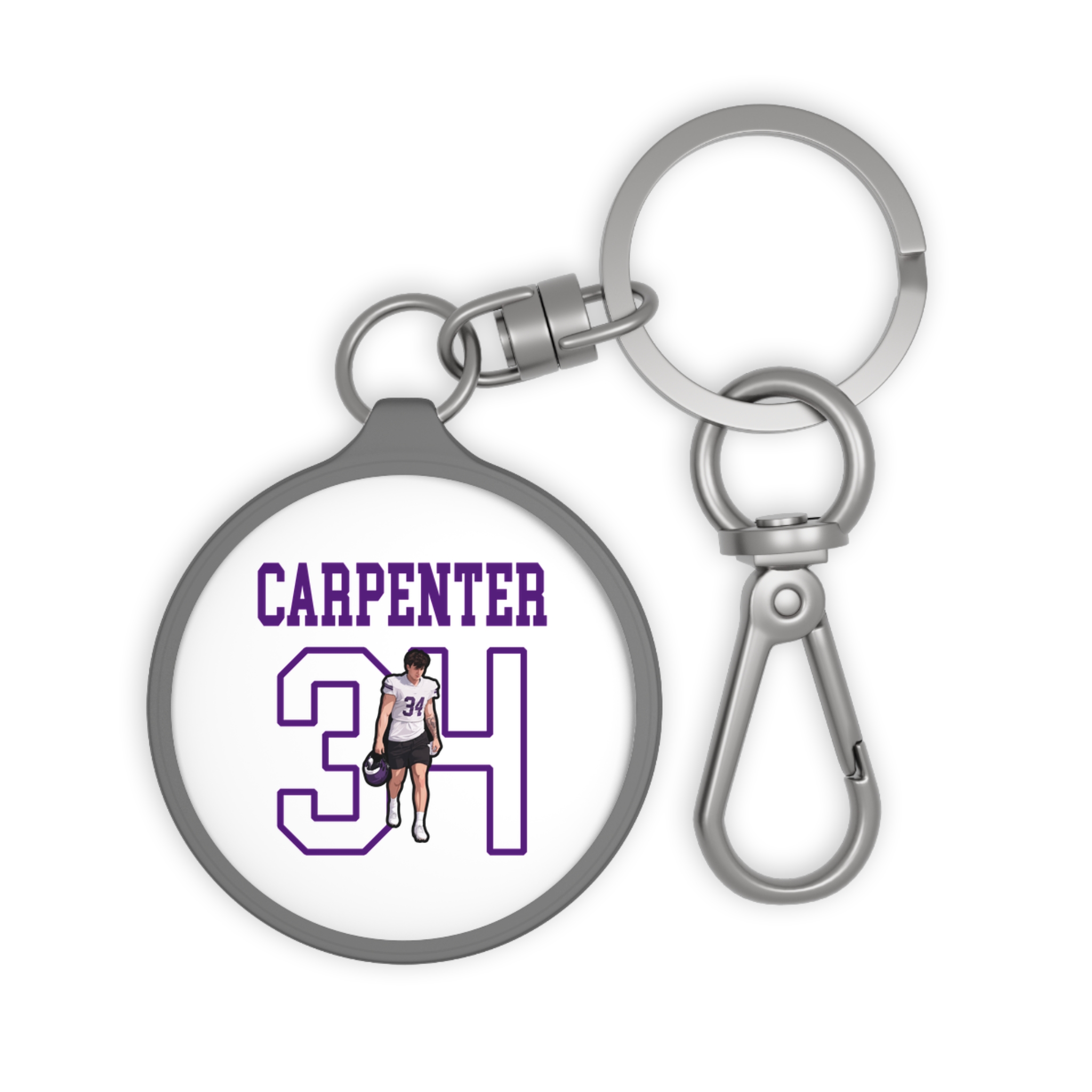 Keychain — character_shirsey in Grey