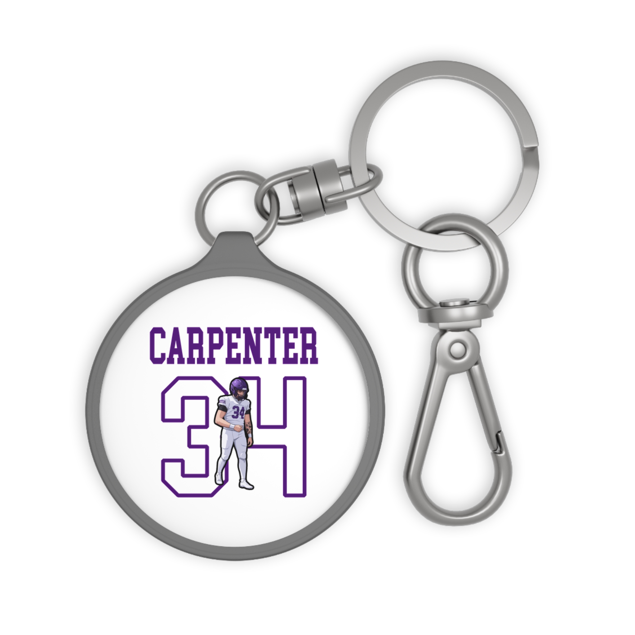 Keychain — character_shirsey in Grey