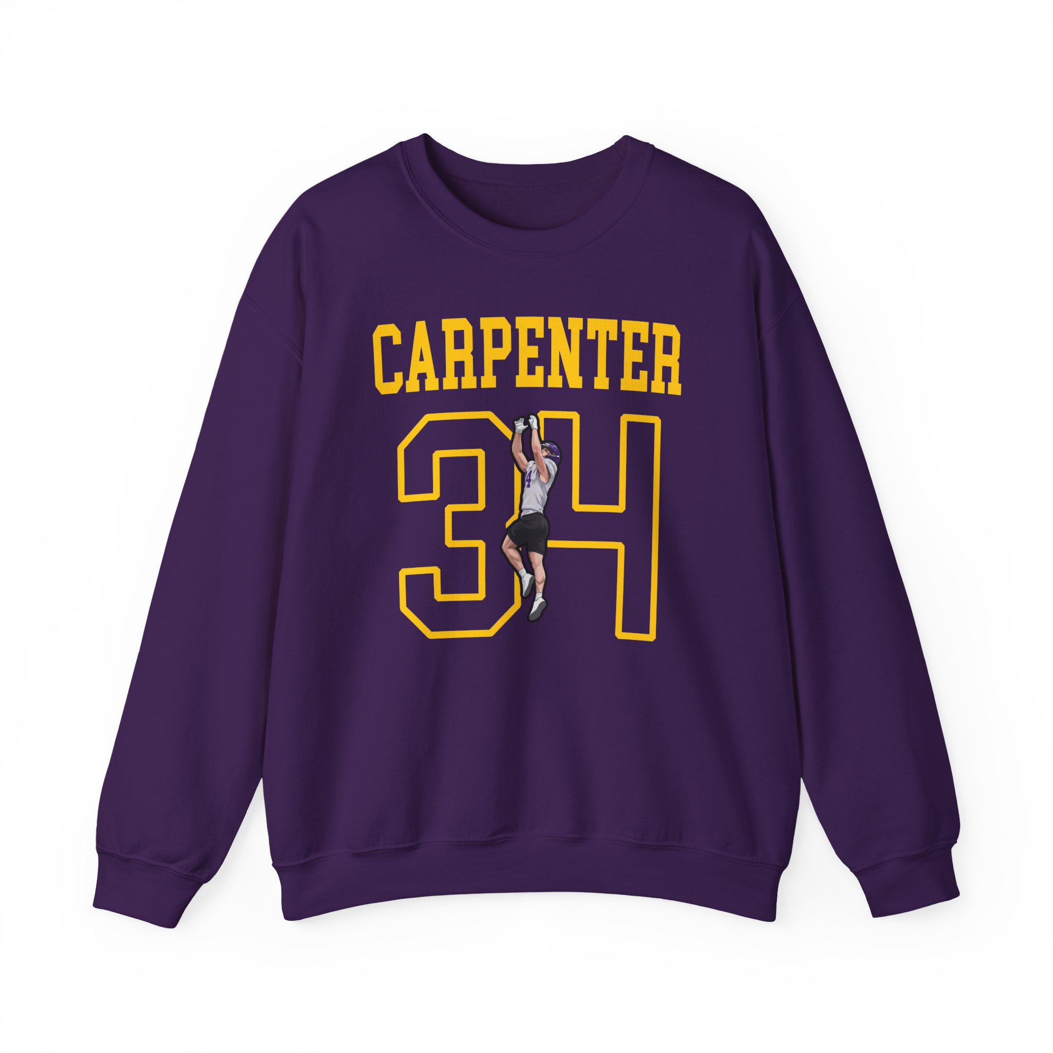 Crewneck Sweatshirt — character_shirsey in Purple
