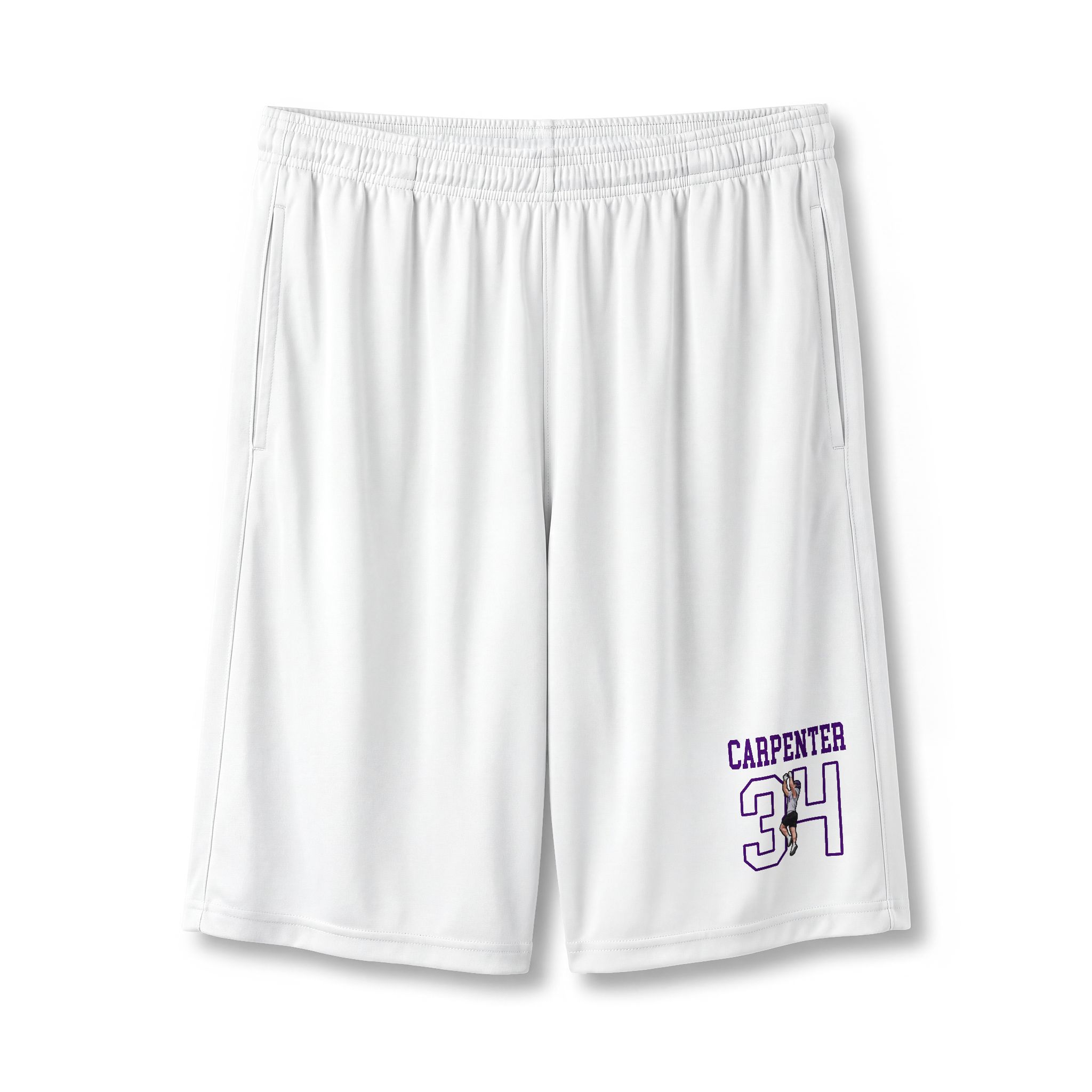 Shorts — character_shirsey in White