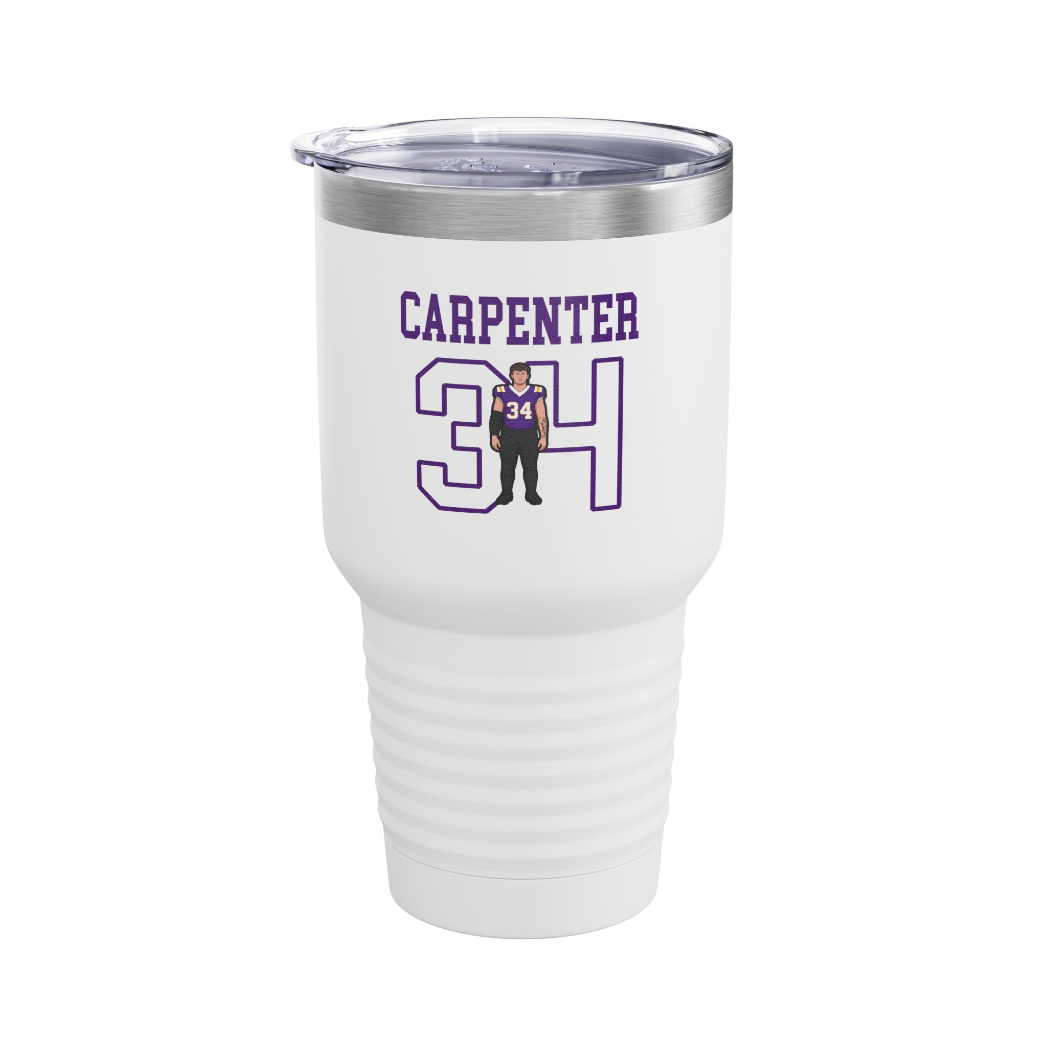 30oz Tumbler — character_shirsey in White