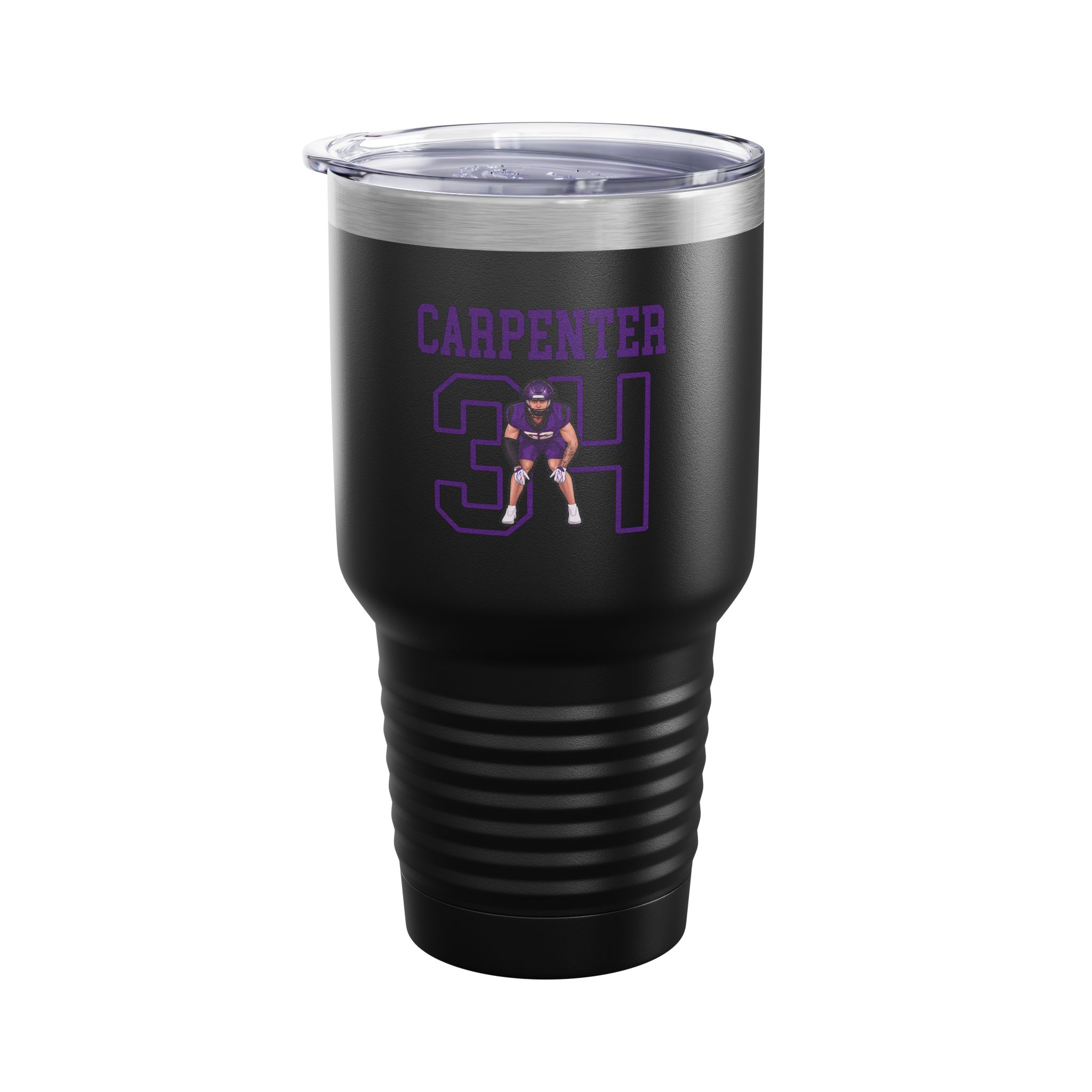30oz Tumbler — character_shirsey in Black
