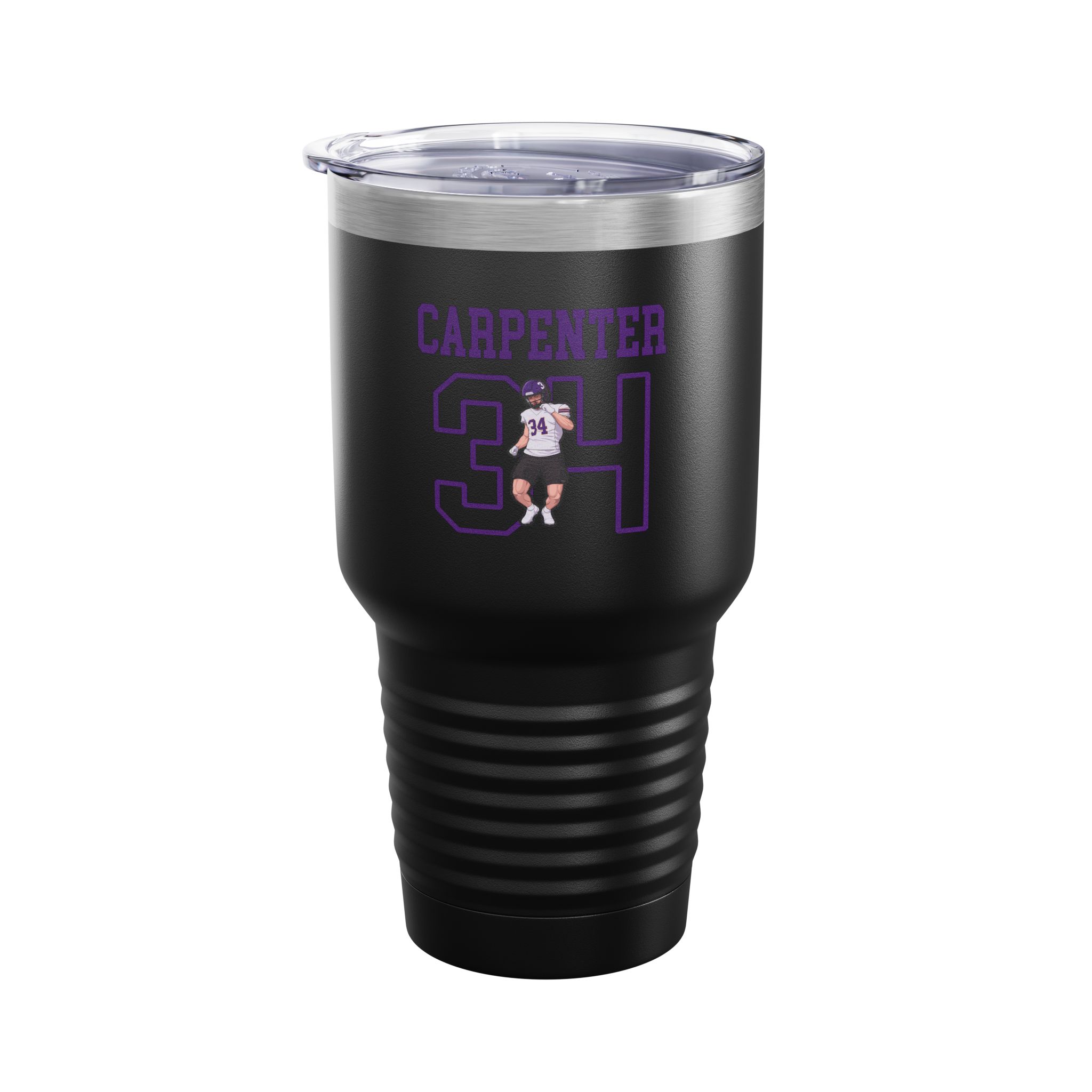 30oz Tumbler — character_shirsey in Black
