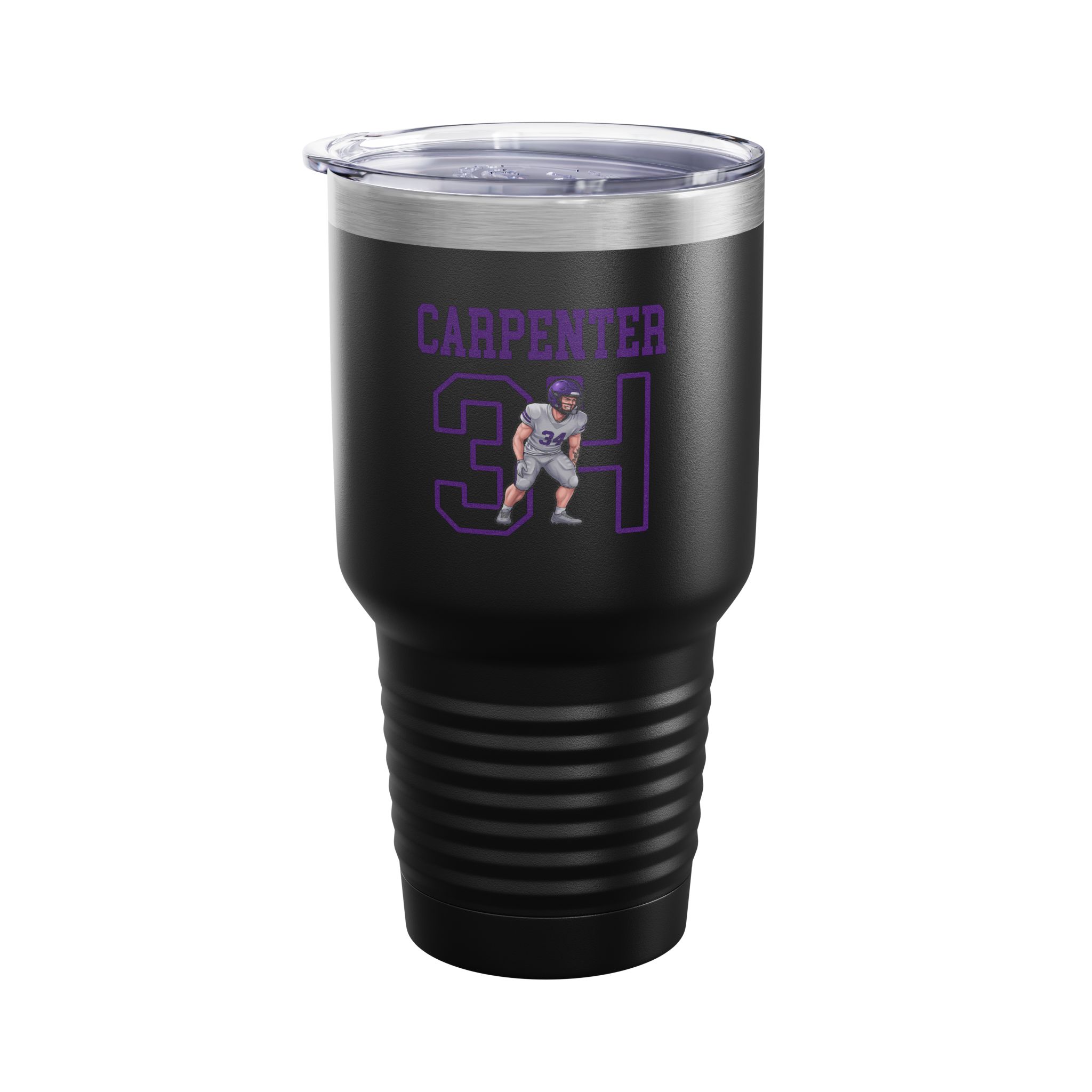 30oz Tumbler — character_shirsey in Black