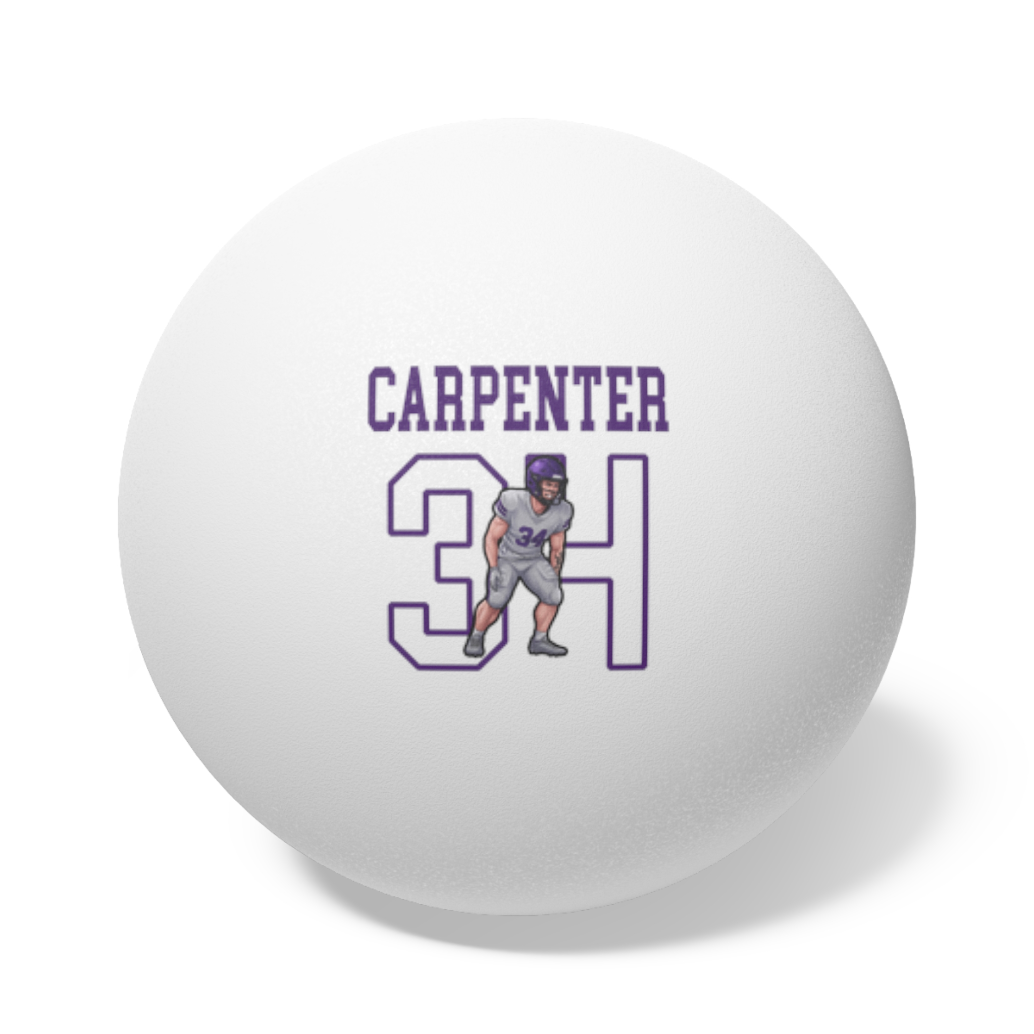 Ping Pong Balls, 6 pcs — character_shirsey in White
