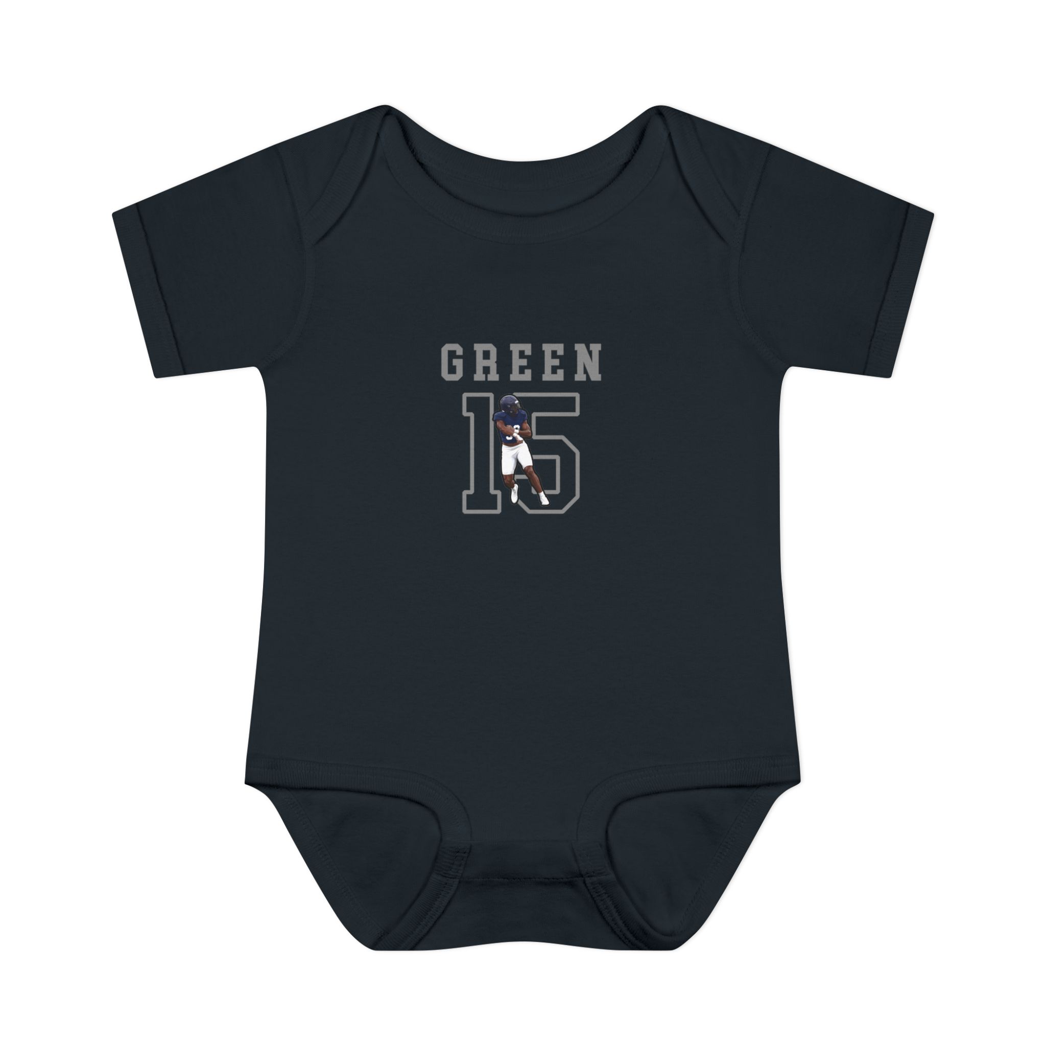 Baby Onesie — character_shirsey in Black