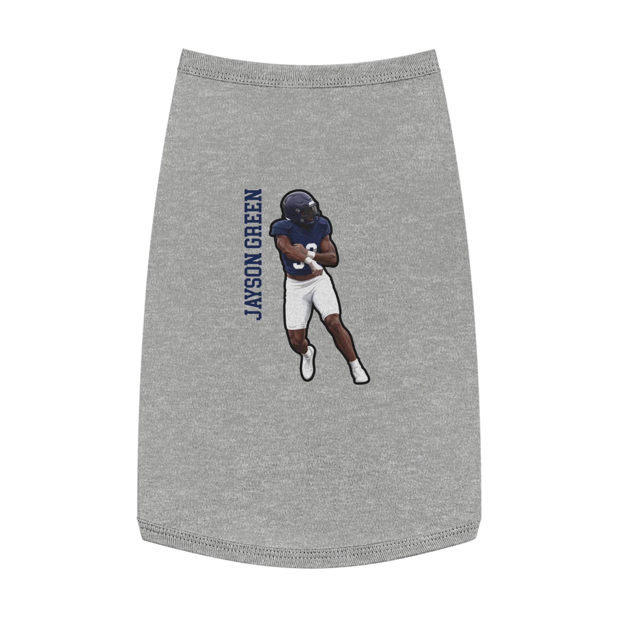 Pet Tank Top — character_name_vertical in White