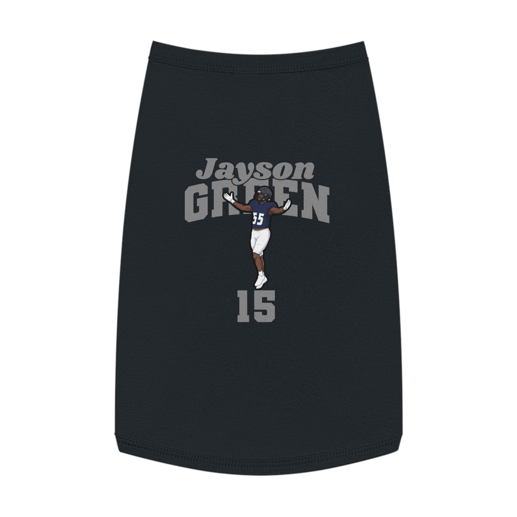 Pet Tank Top — character_signature_arch in Black
