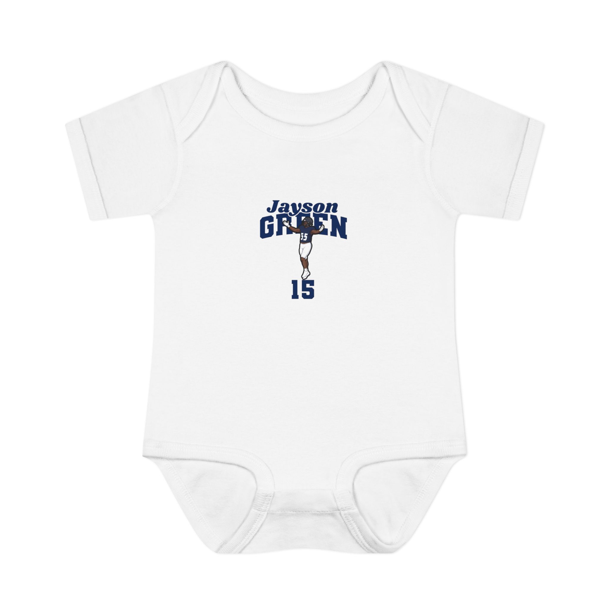 Baby Onesie — character_signature_arch in White