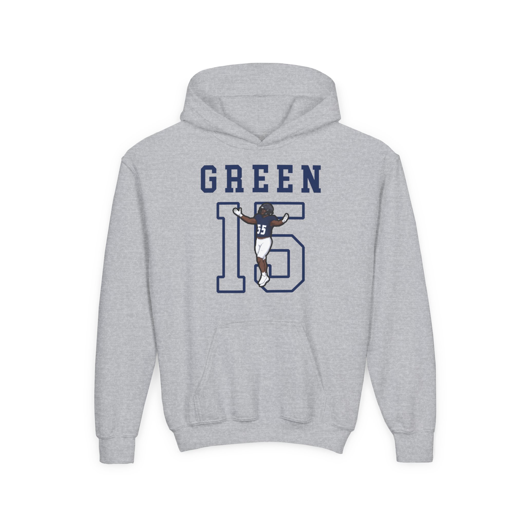 Youth Hoodie — character_shirsey in Grey