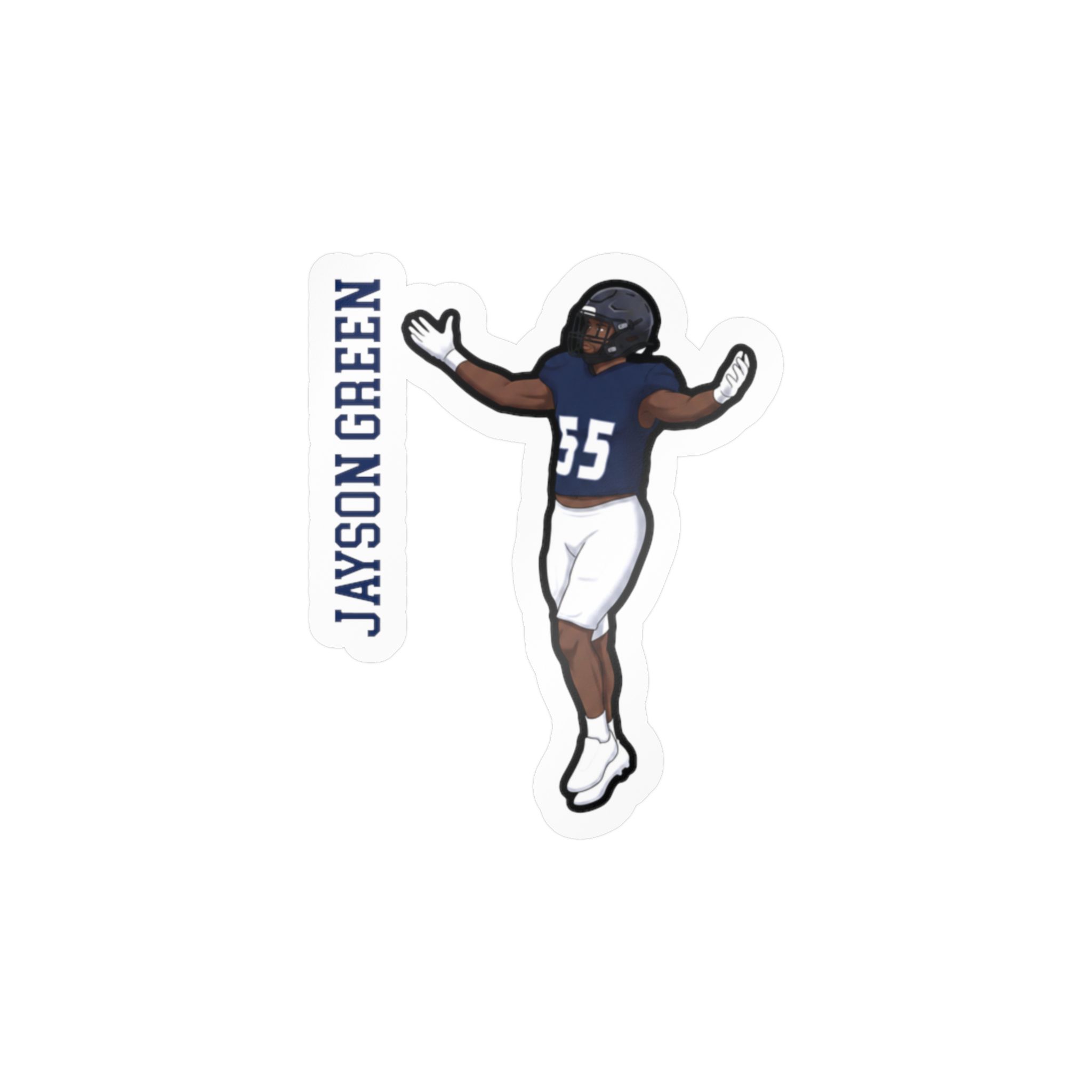 Vinyl Sticker — character_name_vertical in Classic