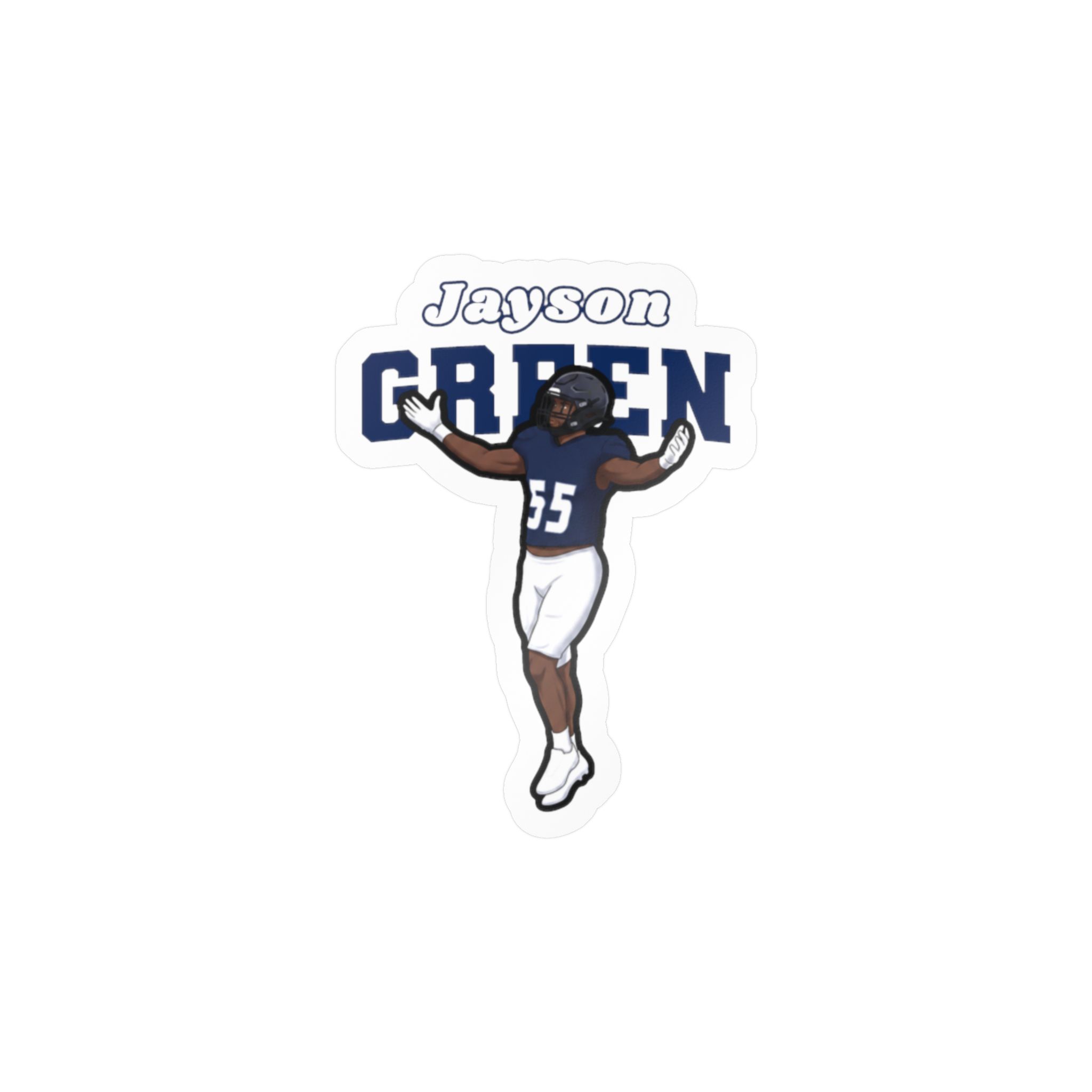Vinyl Sticker — character_name_arch in Classic