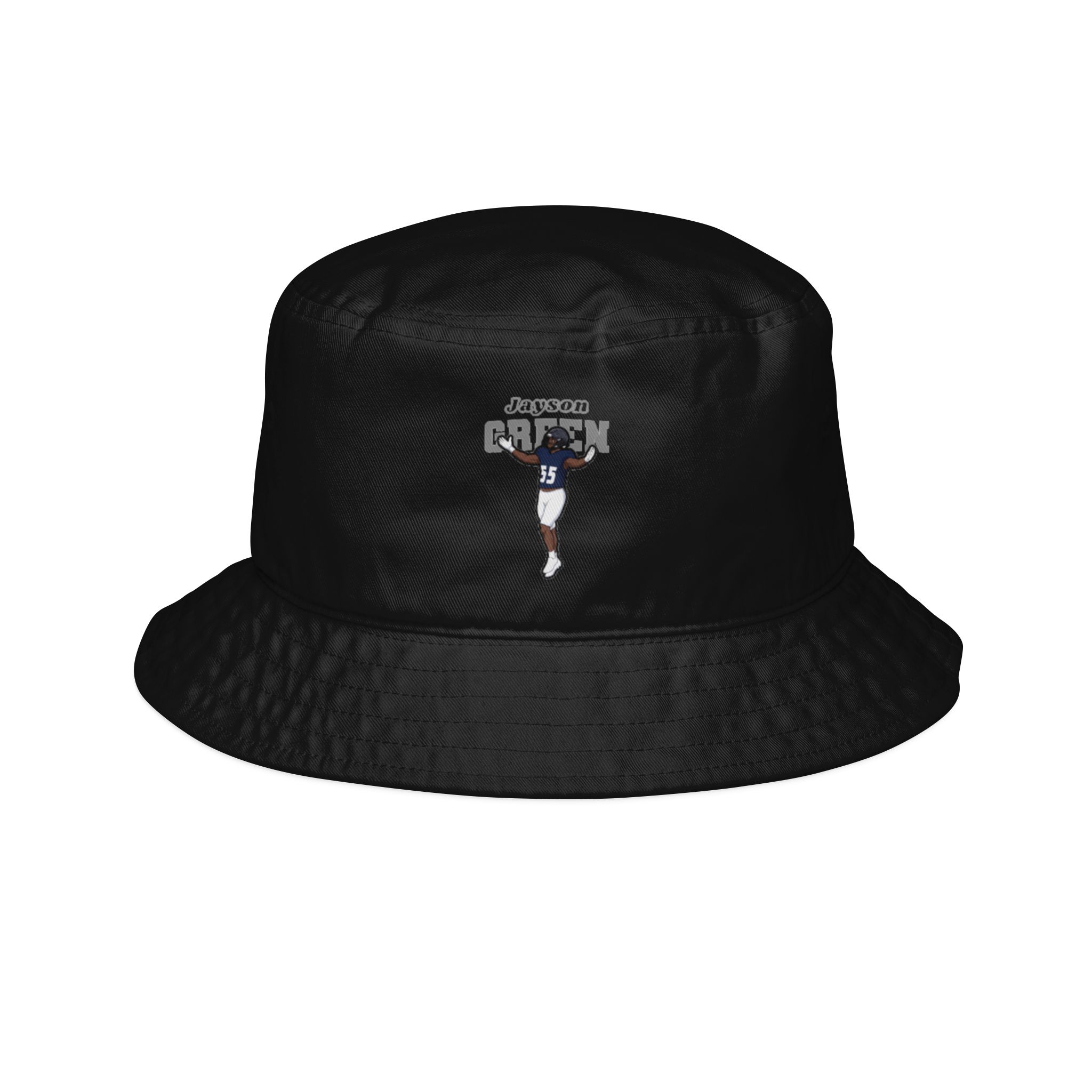 Bucket Hat — character_name_arch in Black