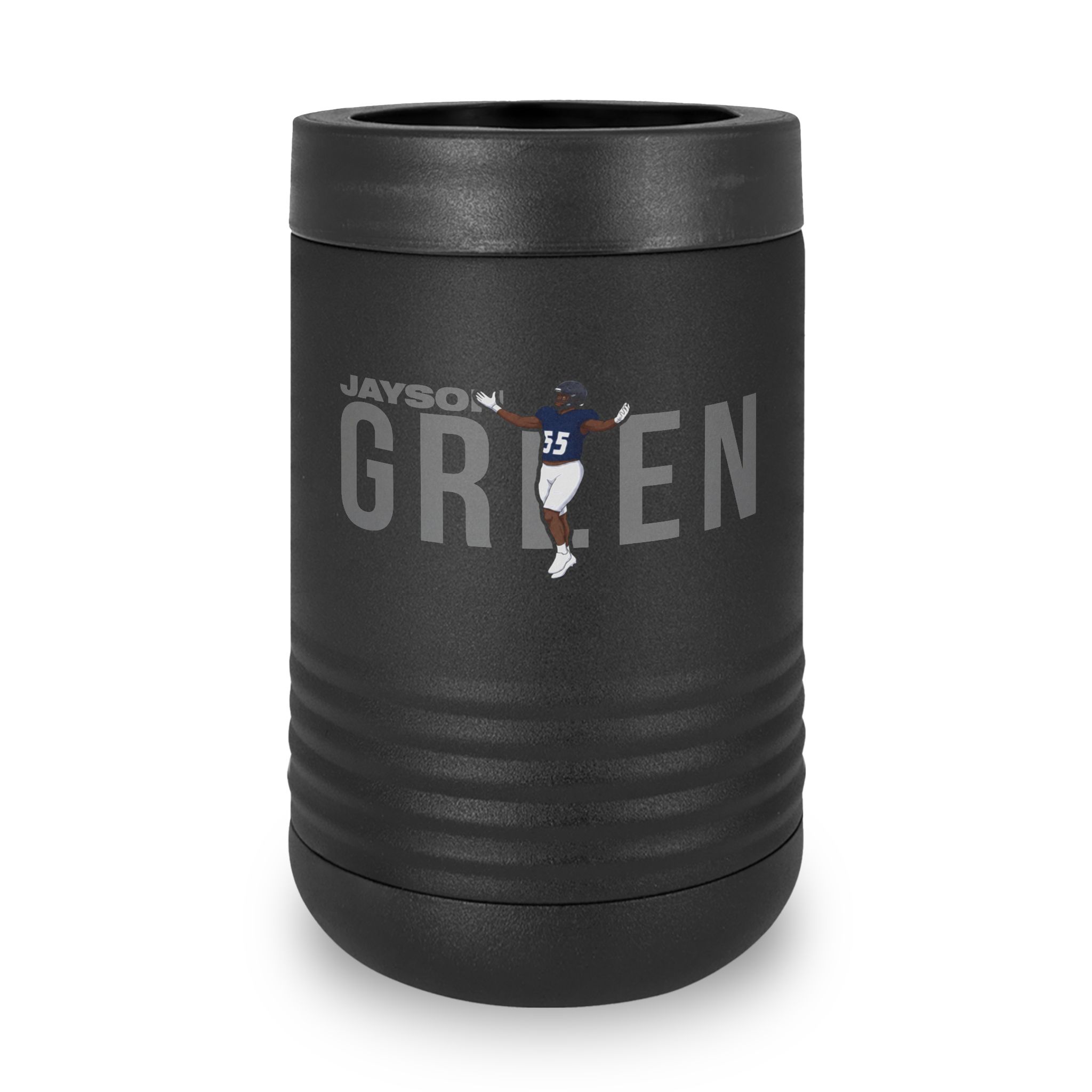 Stainless Can Cooler — character_player_name in Black