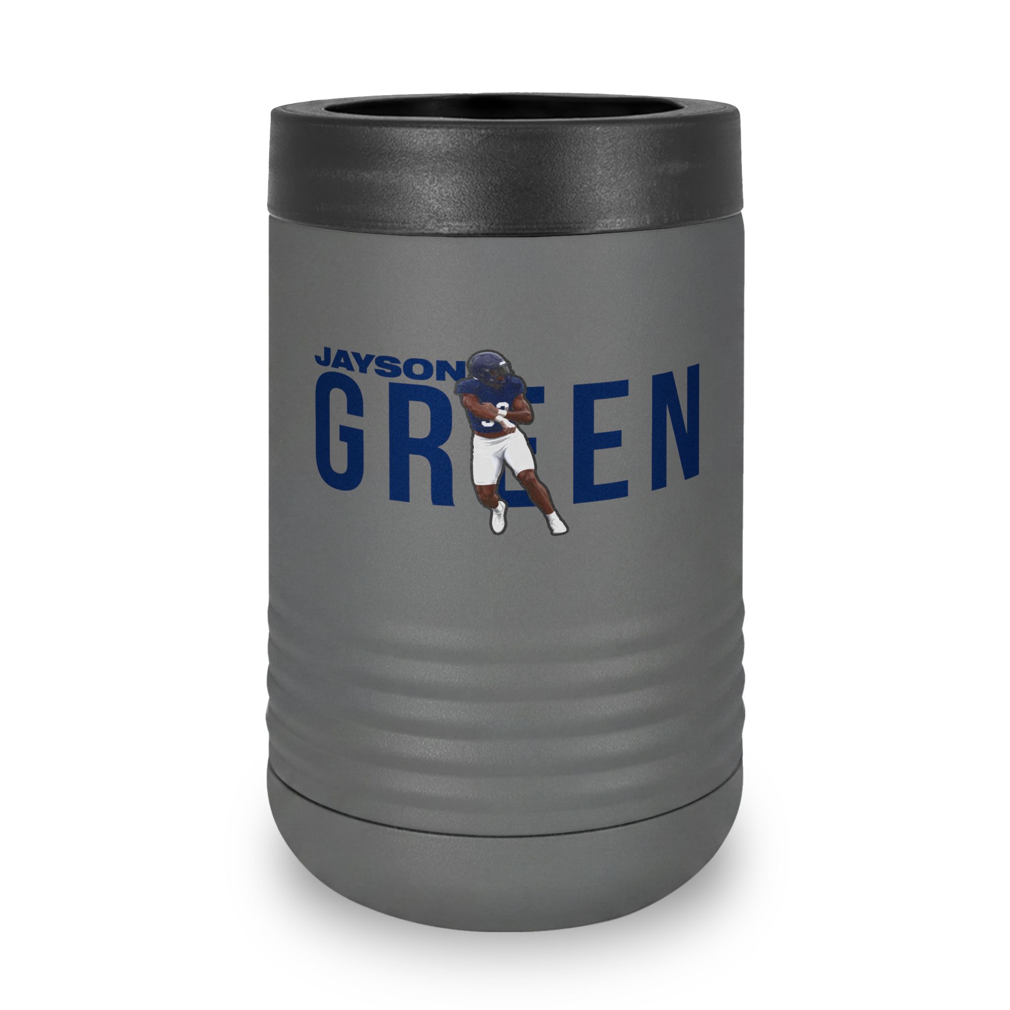 Stainless Can Cooler — character_player_name in Grey