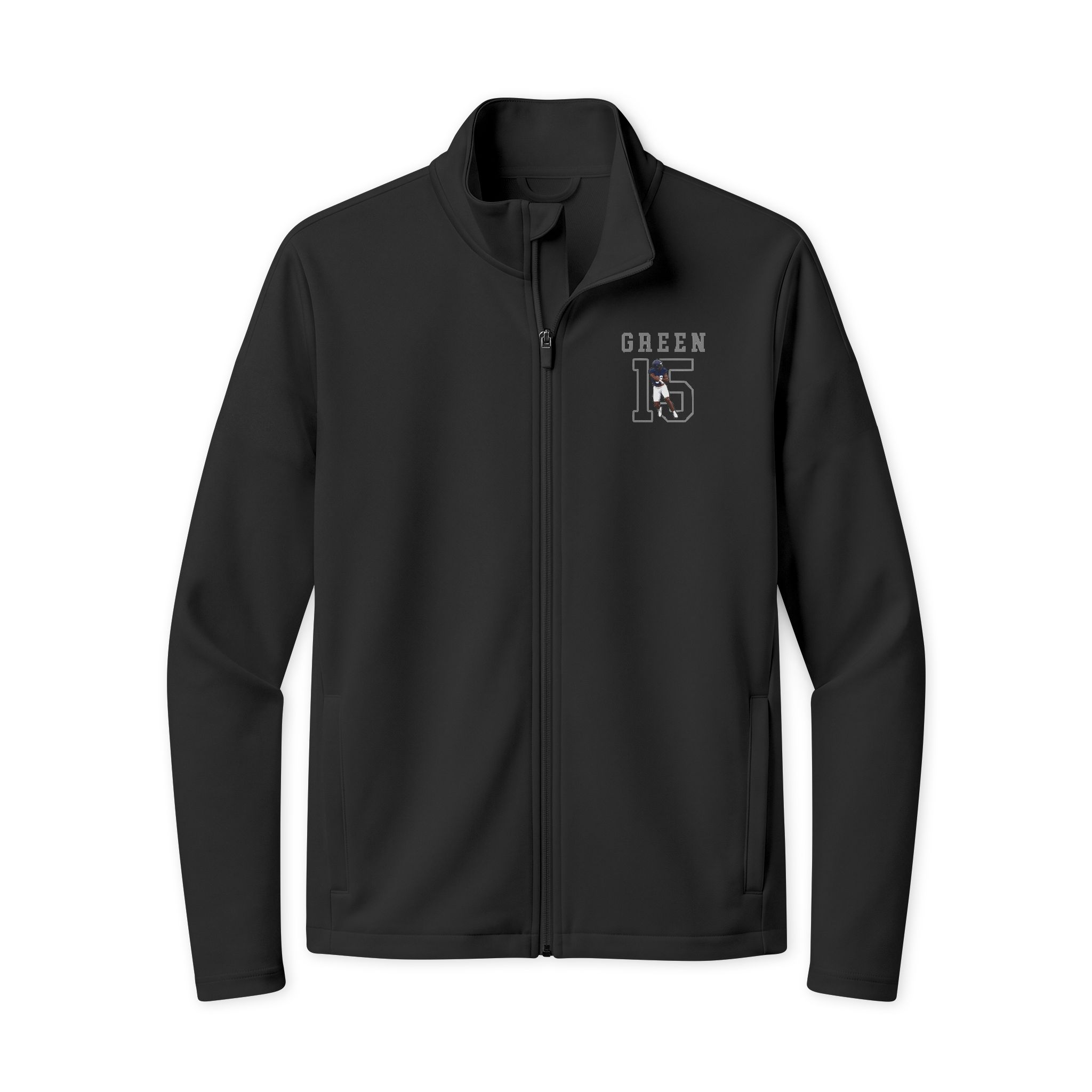 Travel Full-Zip Jacket — character_shirsey in Black/ Black