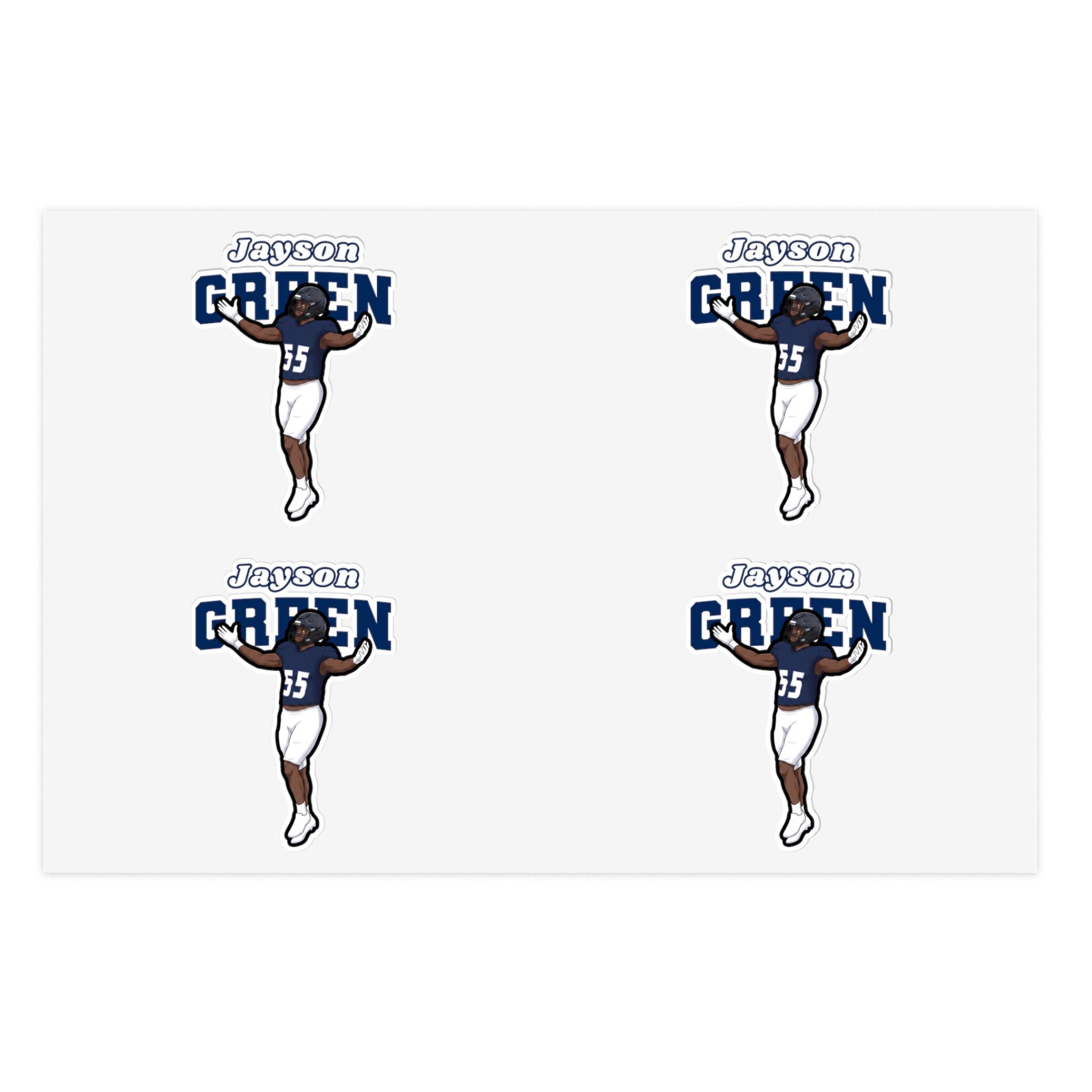 Sticker Sheet — character_name_arch in Classic