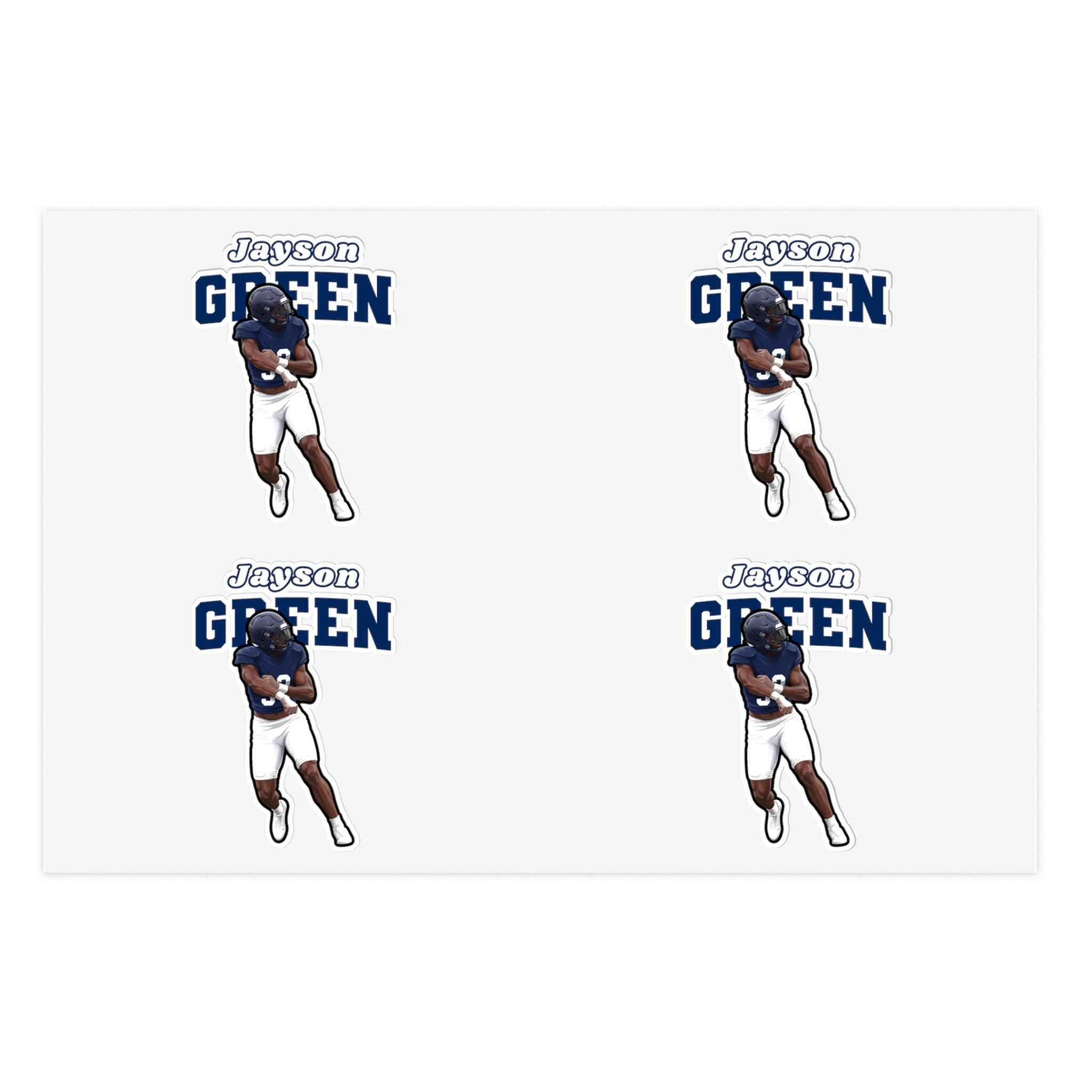 Sticker Sheet — character_name_arch in Classic