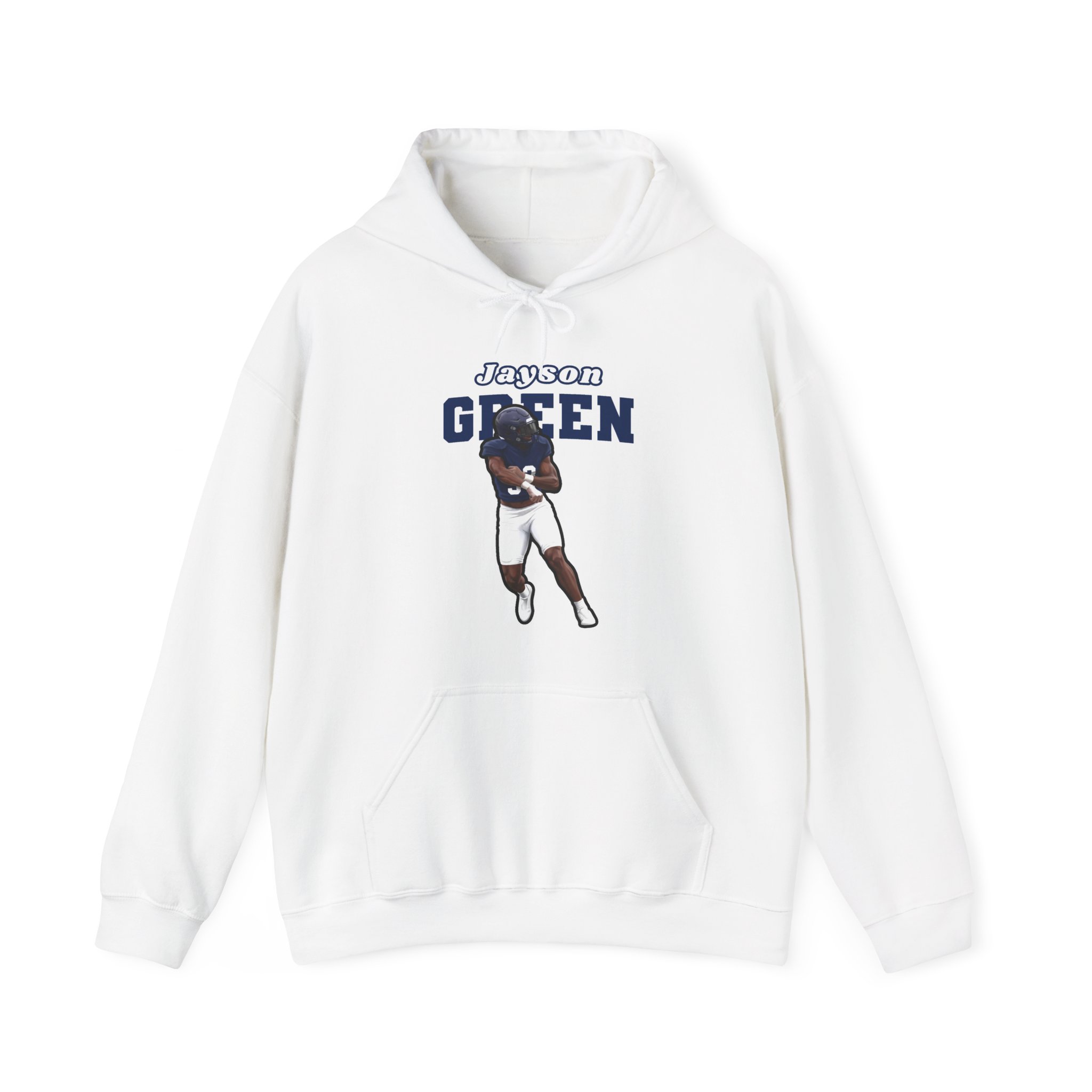 Hoodie — character_name_arch in White