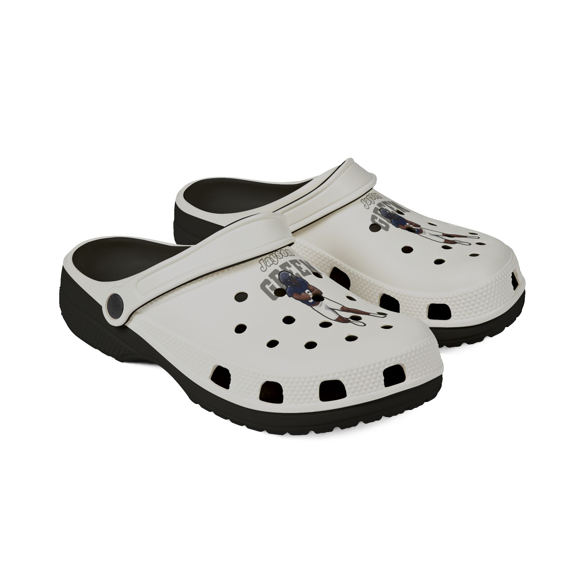 Rubber Clogs — character_name_arch in Black
