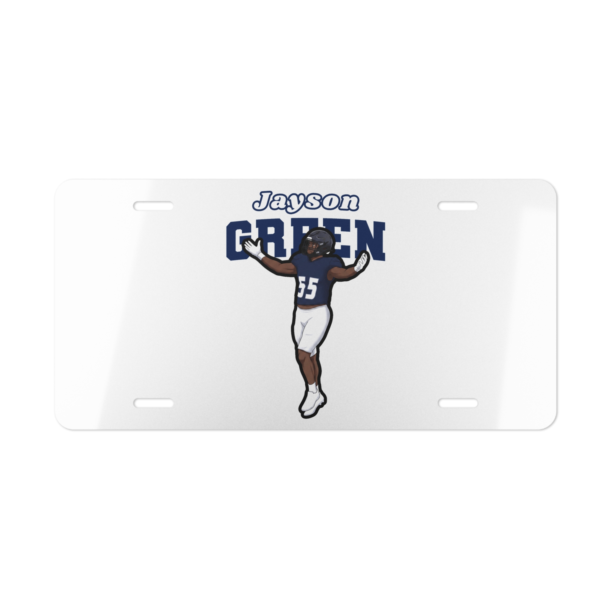 License Plate — character_name_arch in Classic