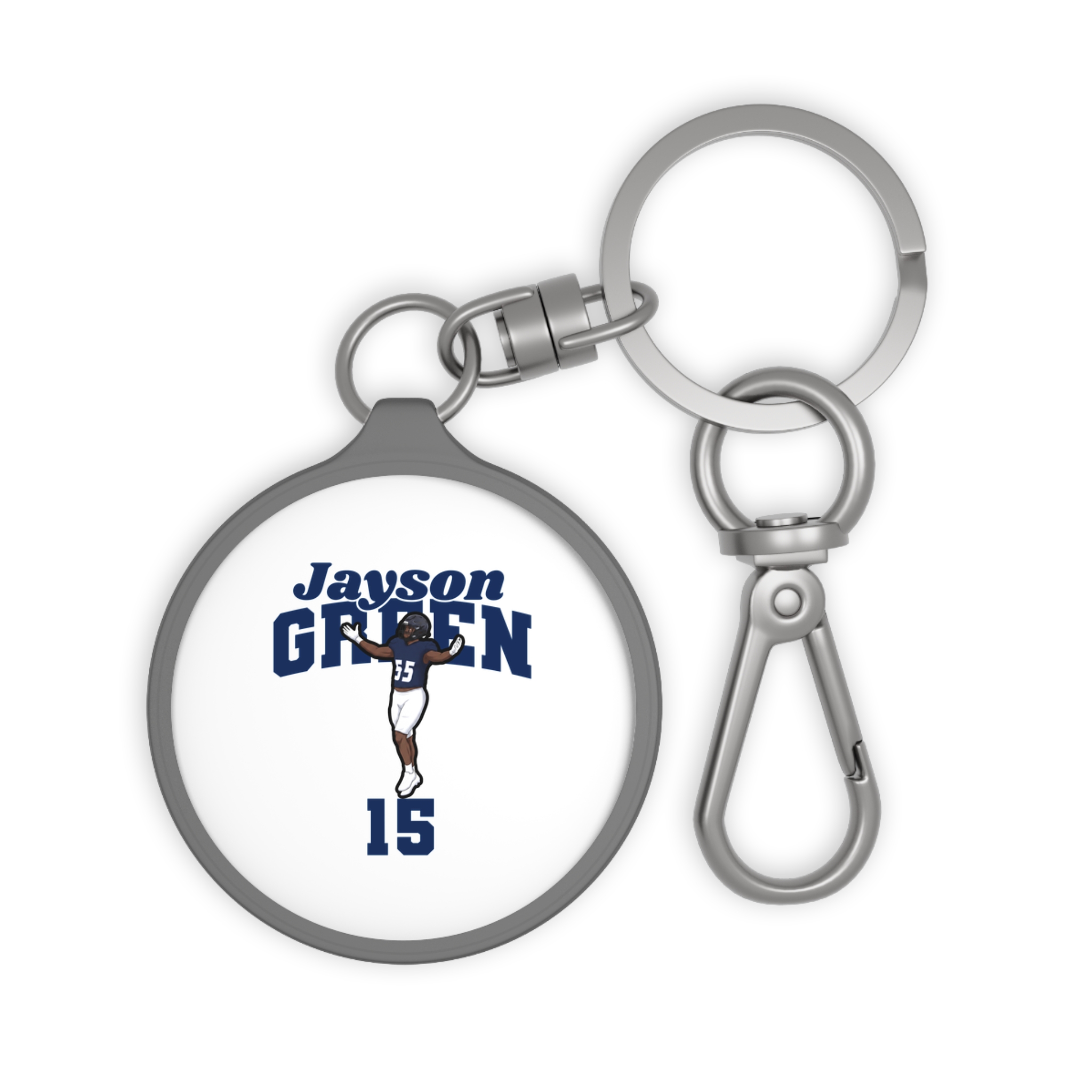 Keychain — character_signature_arch in Grey