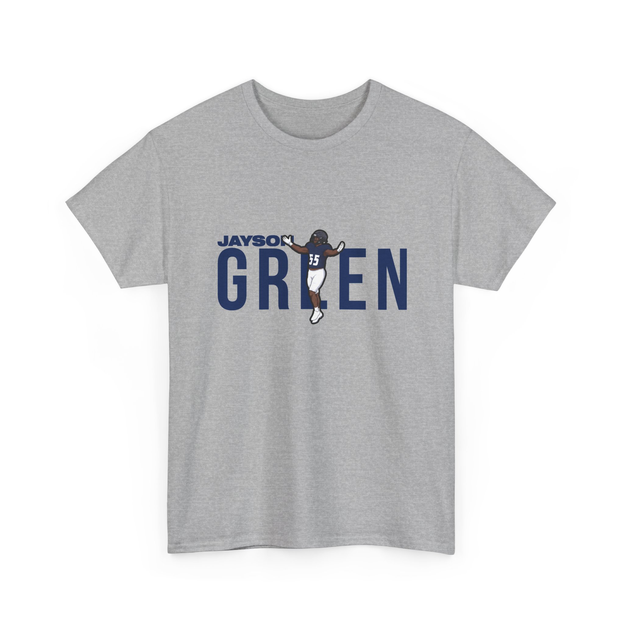 Tee — character_player_name in Grey